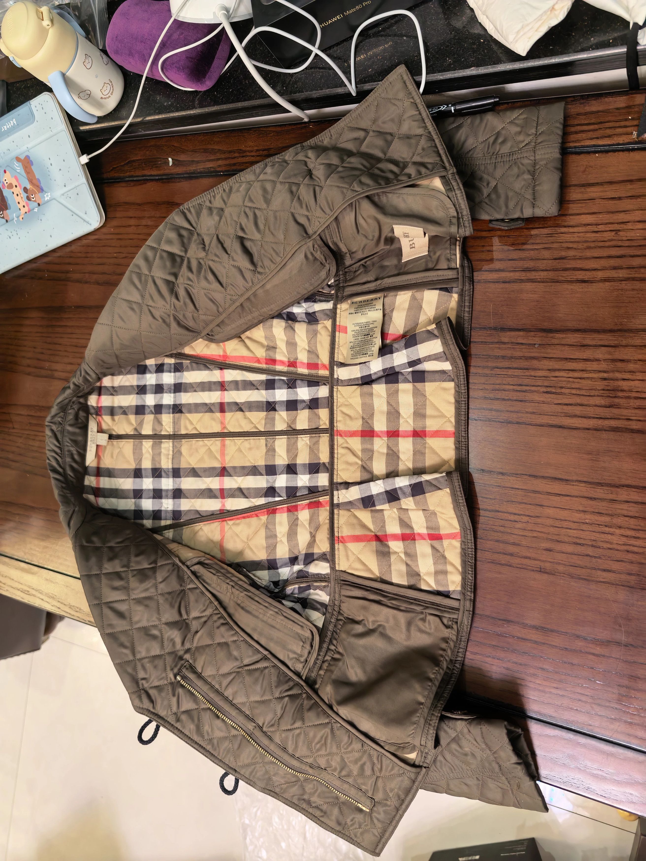 Burberry Burberry Quilted Jacket Like New S Size S / US 4 / IT 40 - 3 Thumbnail