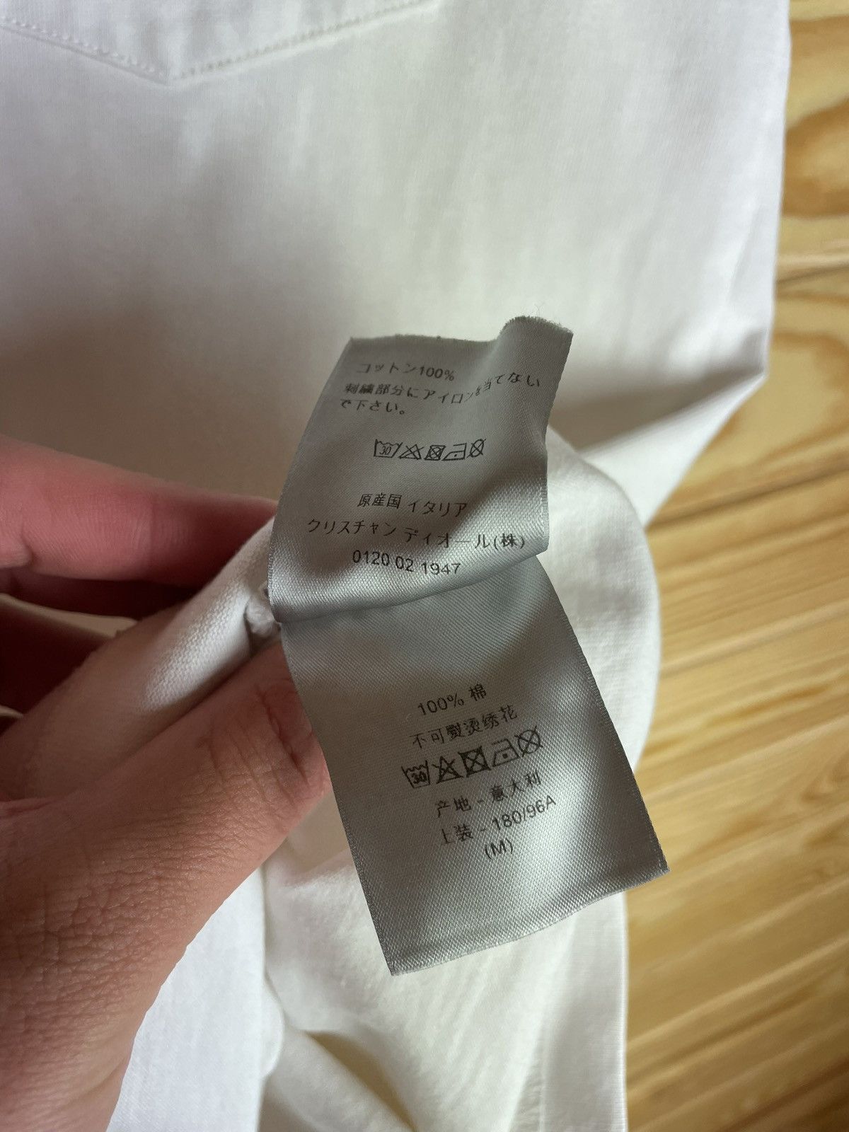 Dior × Stussy Christion Dior x Shawn Stussy Bee White T-Shirt Size US M / EU 48-50 / 2 - 8 Thumbnail