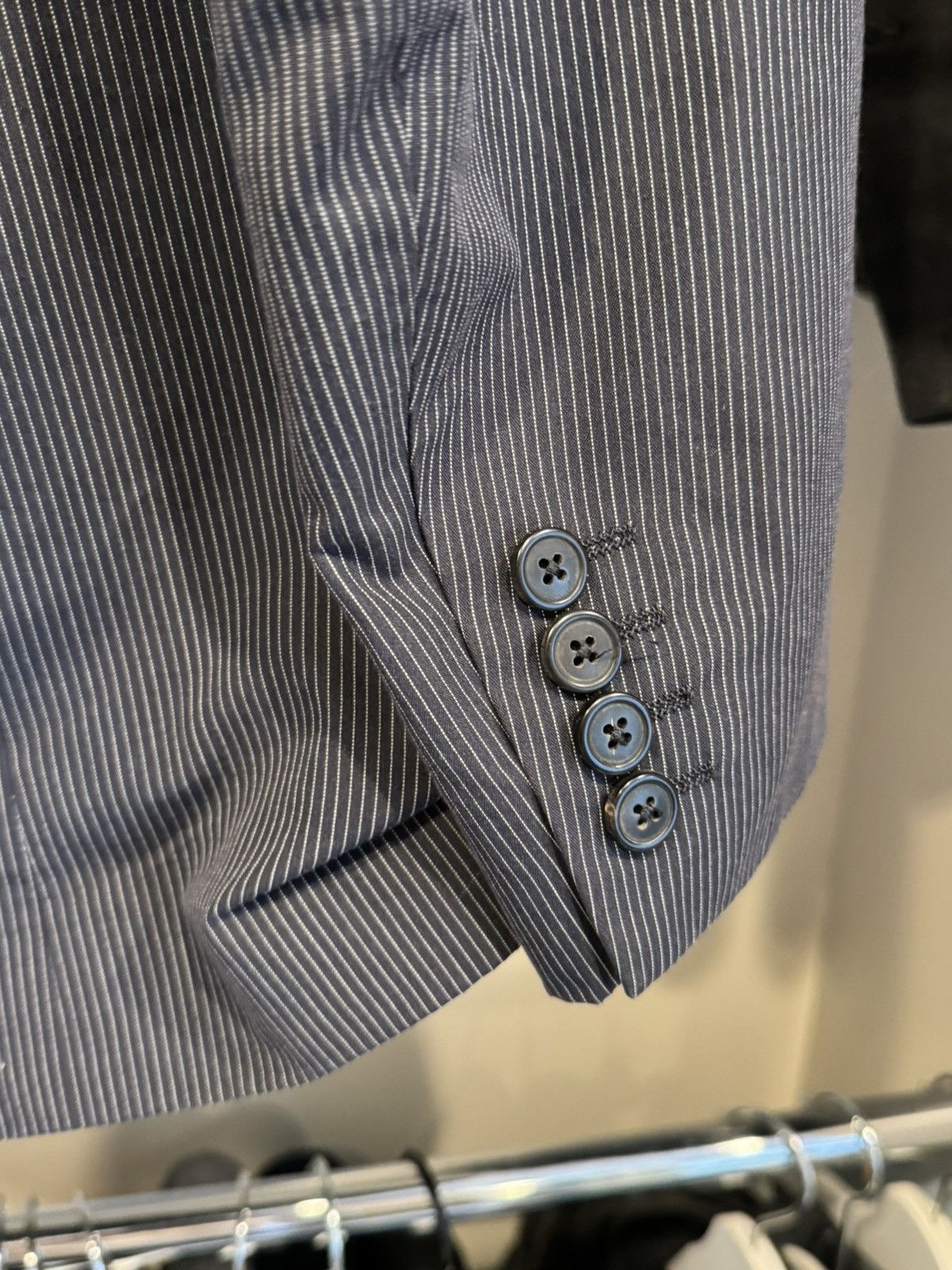 Dries Van Noten × Vintage Dries Van Noten Complete Suit Striped Size 52R - 6 Thumbnail