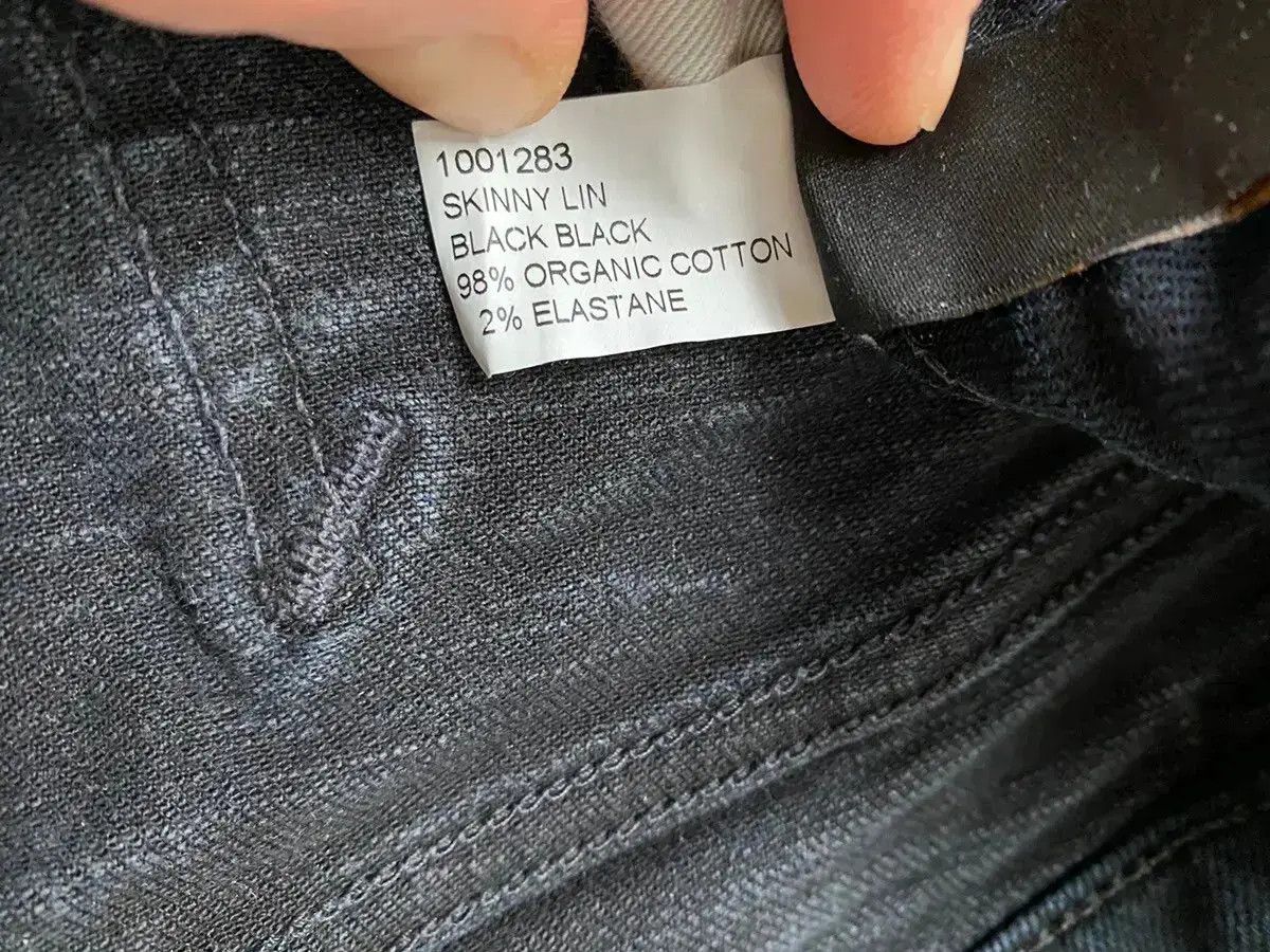 Nudie Jeans Nudie Jeans Skinny Lin Black Black jeans size W 32 L 32 Size US 32 / EU 48 - 5 Thumbnail