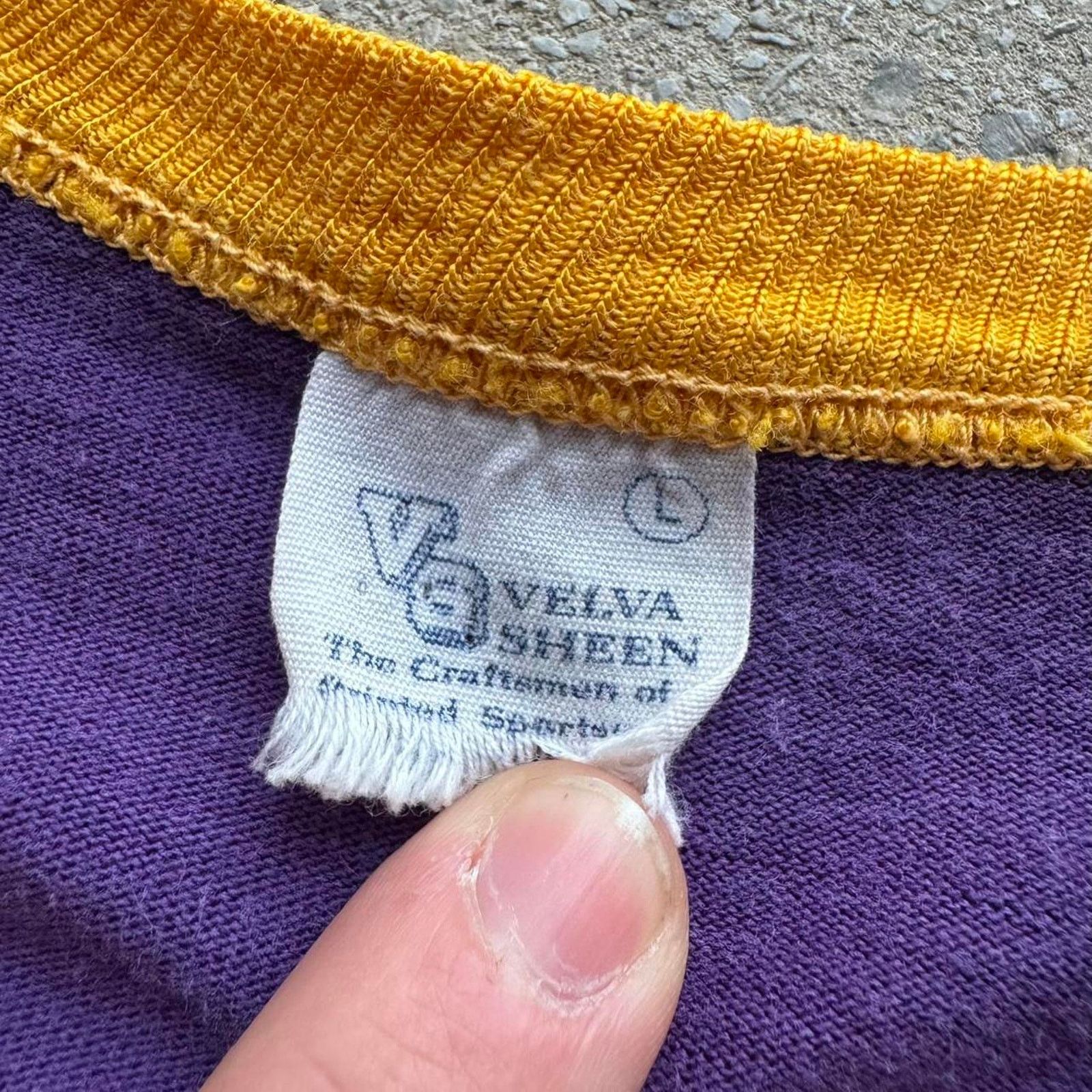 Velva Sheen 60s True Vintage Lipscomb Velva Sheen Durene Jersey Size US M / EU 48-50 / 2 - 4 Thumbnail