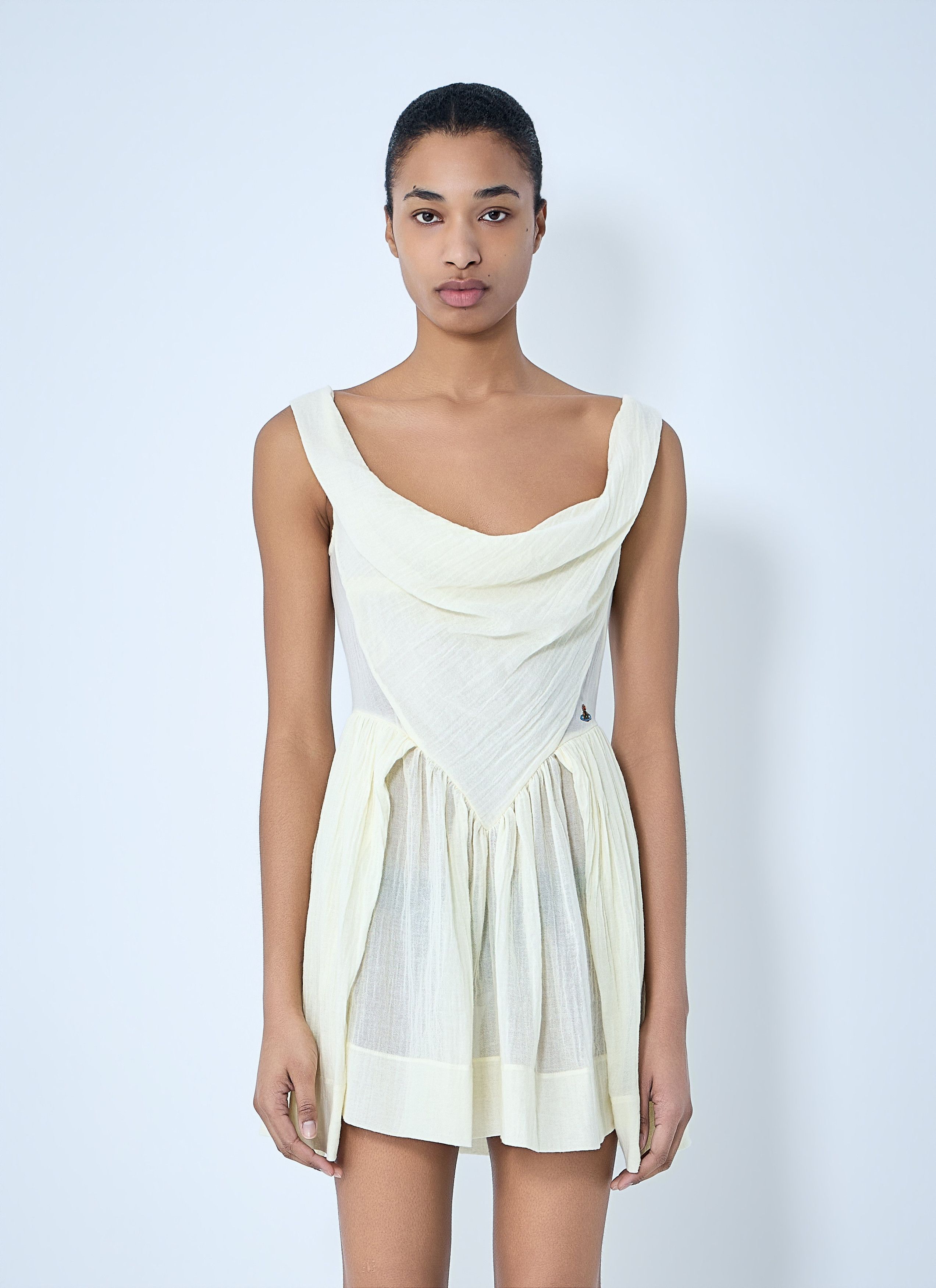 Vivienne Westwood Sunday Draped Mini Dress Size M / US 6-8 / IT 42-44 - 1 Thumbnail