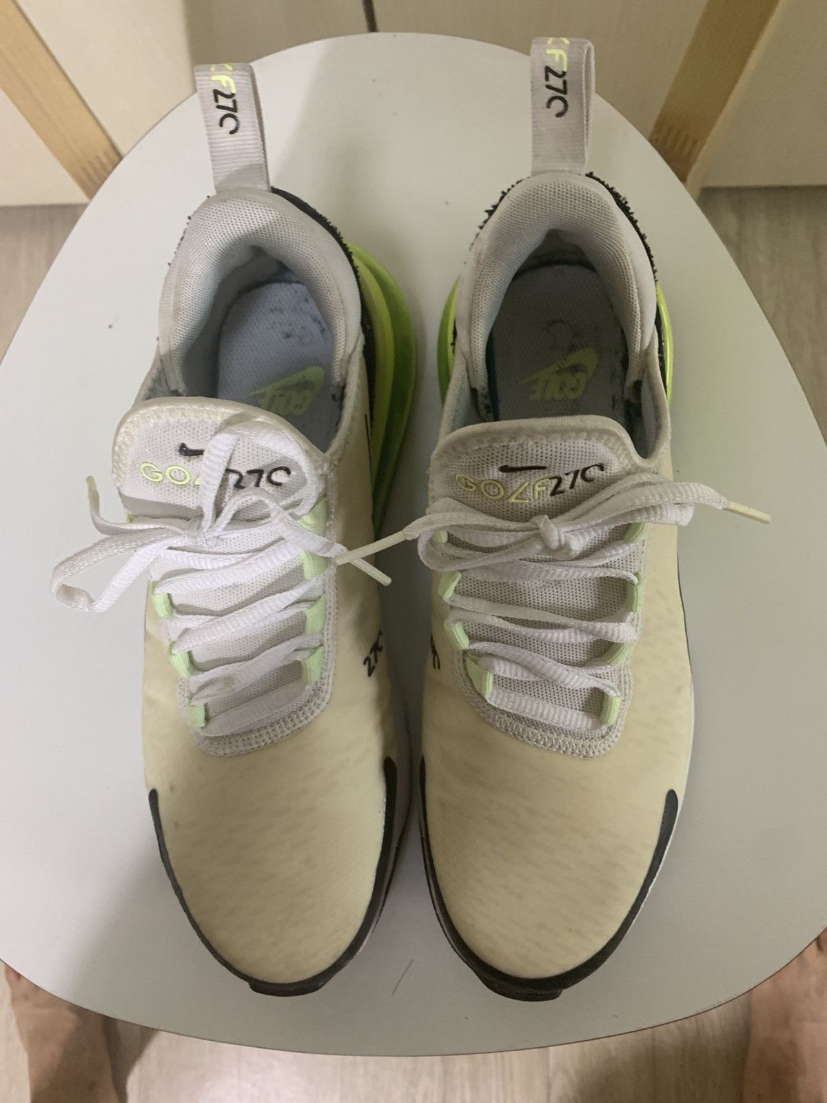 Nike Nike Air Max 270 Golf White Black Volt 6.5 Size US 6.5 / EU 39-40 - 7 Thumbnail