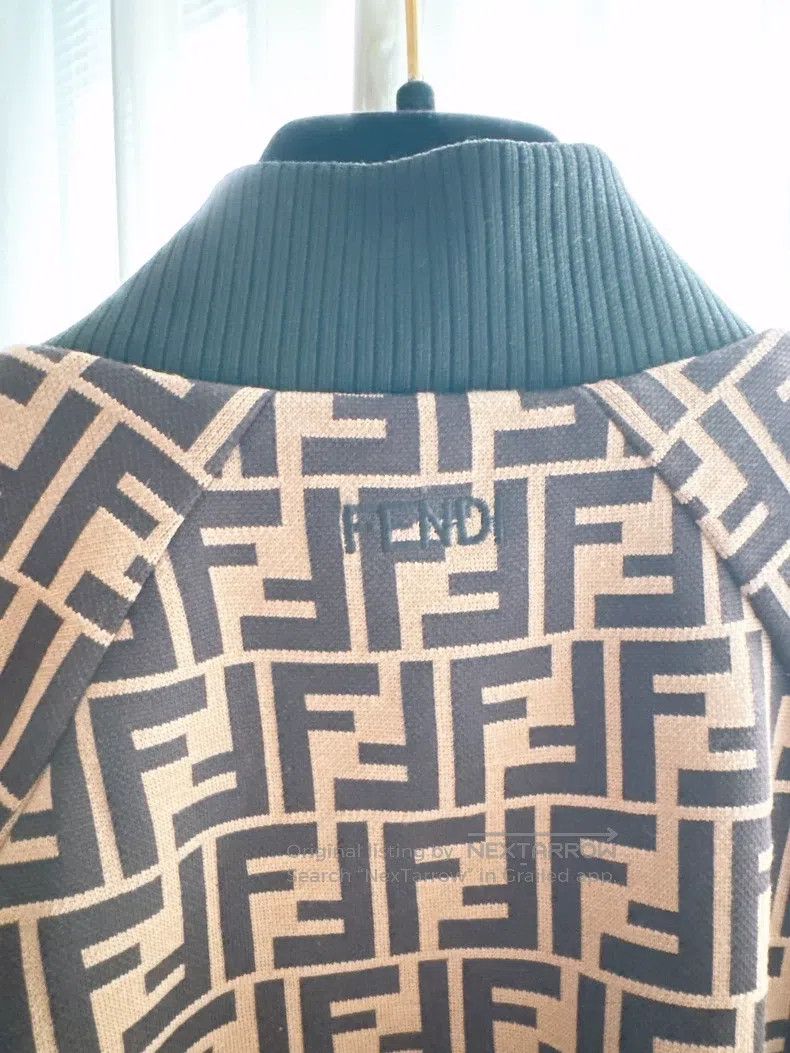 Fendi Fendi Old flower FF letter full logo puff sleeve jacket Size XS / US 0-2 / IT 36-38 - 8 Thumbnail