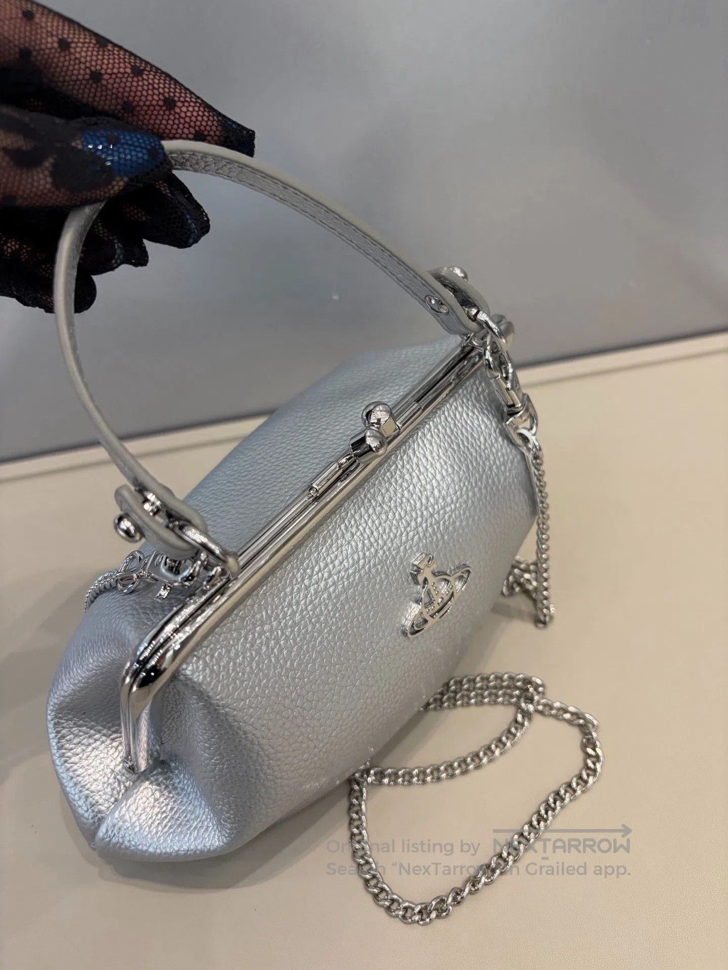 Vivienne Westwood Vivienne Westwood Silver Evening Bag. Size ONE SIZE - 4 Thumbnail