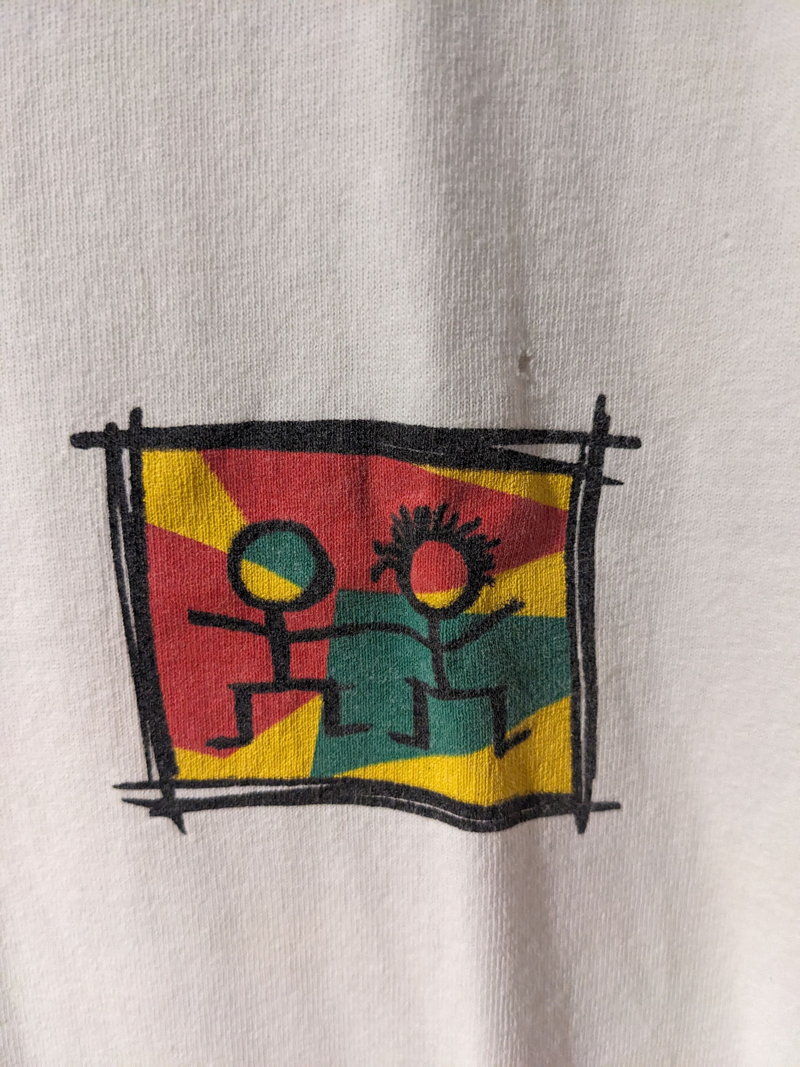 Vintage Vintage 90s Love one Another It's A God Thing John T-Shirt Size US L / EU 52-54 / 3 - 5 Thumbnail
