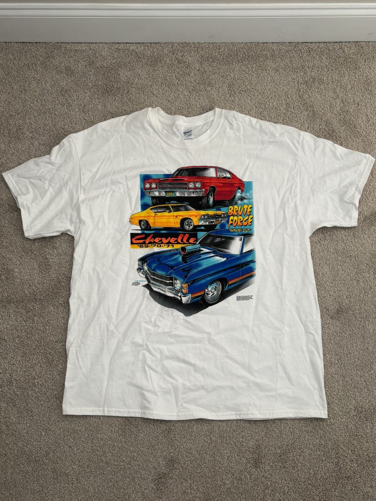 Gildan Vintage Chevy Muscle Car T Shirt Size US XXL / EU 58 / 5 - 1 Thumbnail