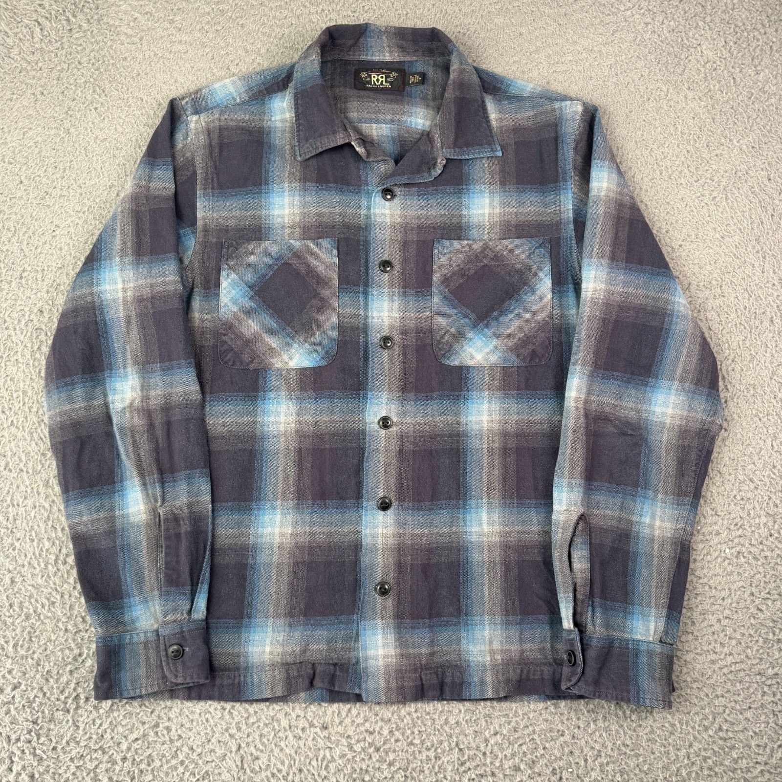 RRL Ralph Lauren × Ralph Lauren Vintage Inspired RRL Rayon Collar