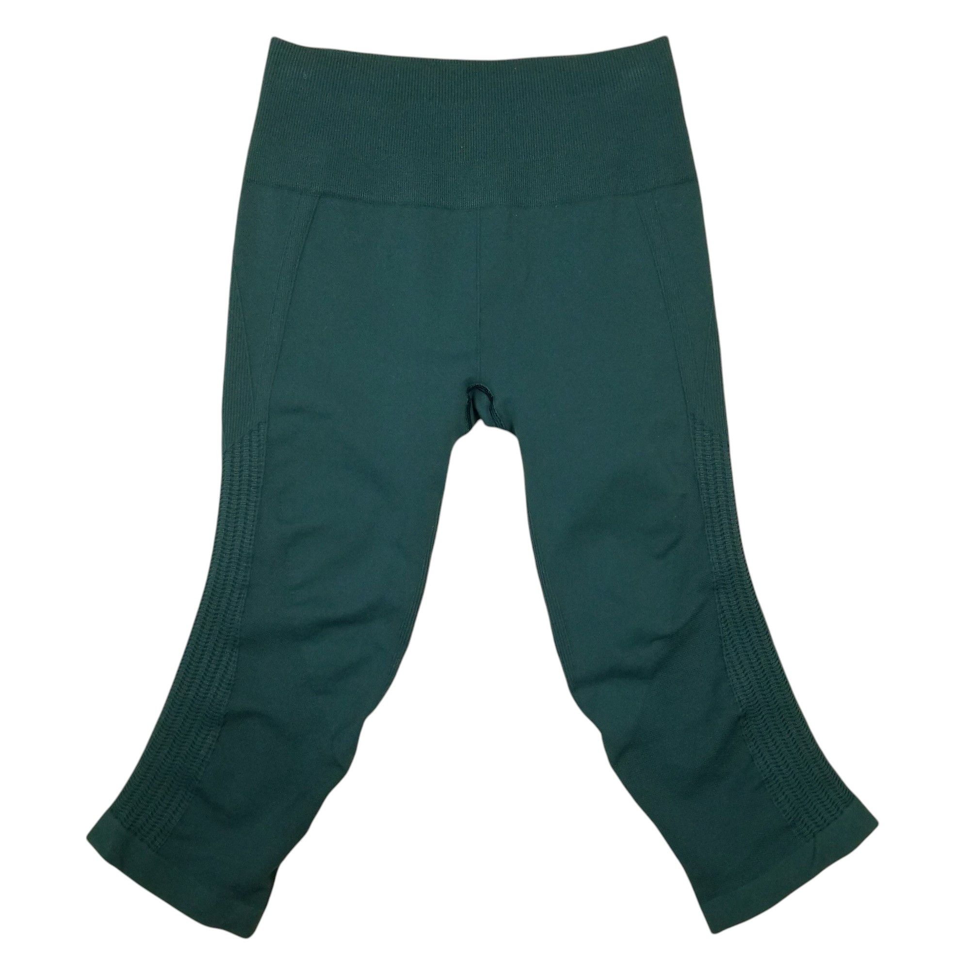 Lululemon Flow & Go Crop Seamless Deep Green Size 28" / US 6 / IT 42 - 1 Thumbnail