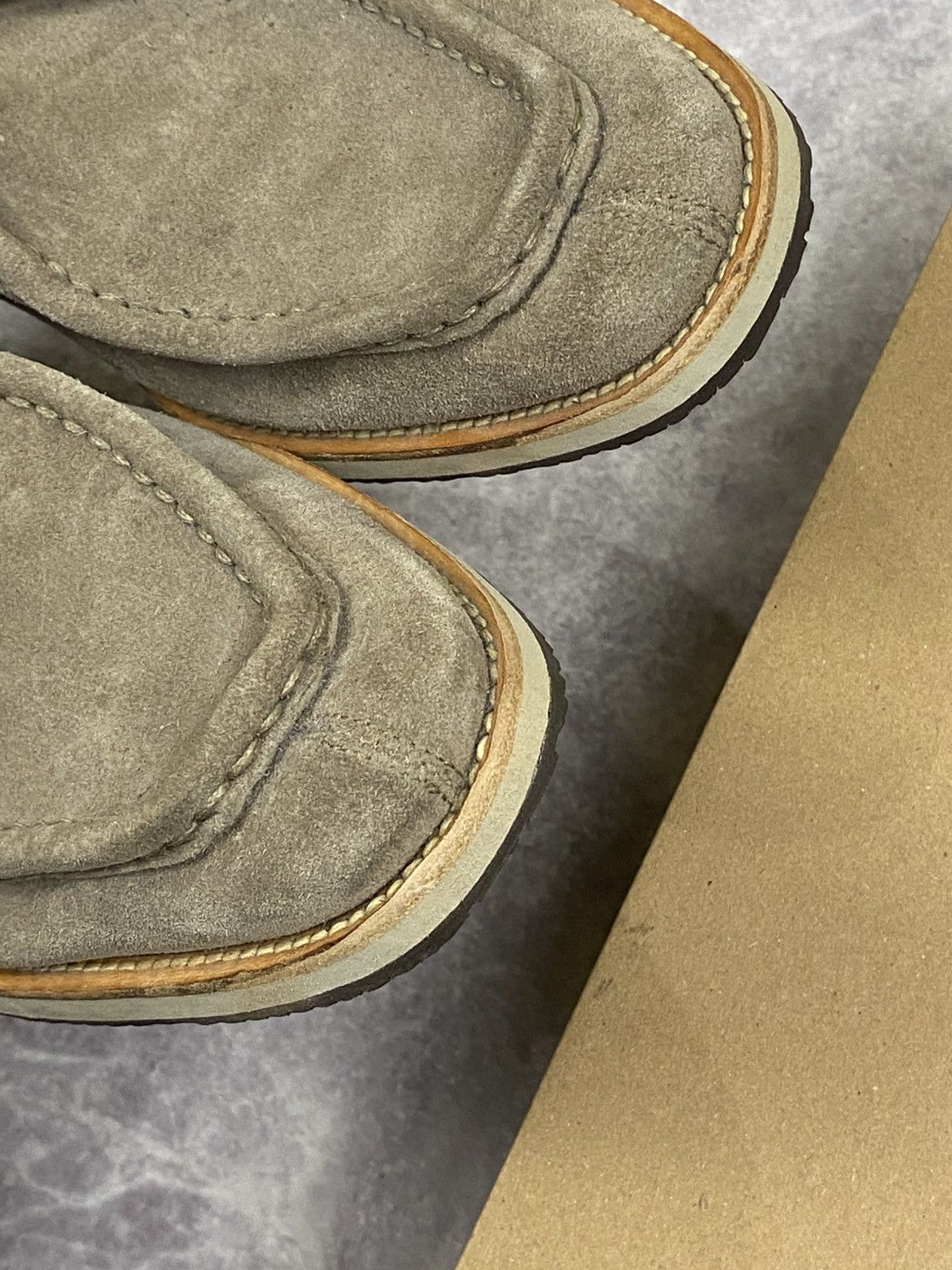 Ermenegildo Zegna Ermenegildo Zegna suede moc toe derby shoes US: 10 1/2 Size US 11.5 / EU 44-45 - 8 Thumbnail