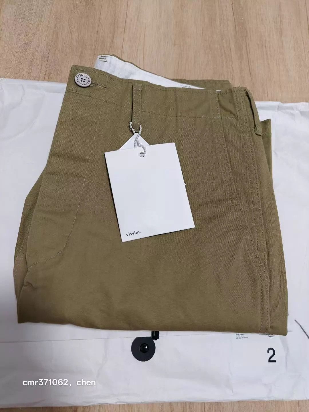 Visvim visvim 18ss chino short olive 2 new wash distressed Size US 30 / EU 46 - 8 Thumbnail
