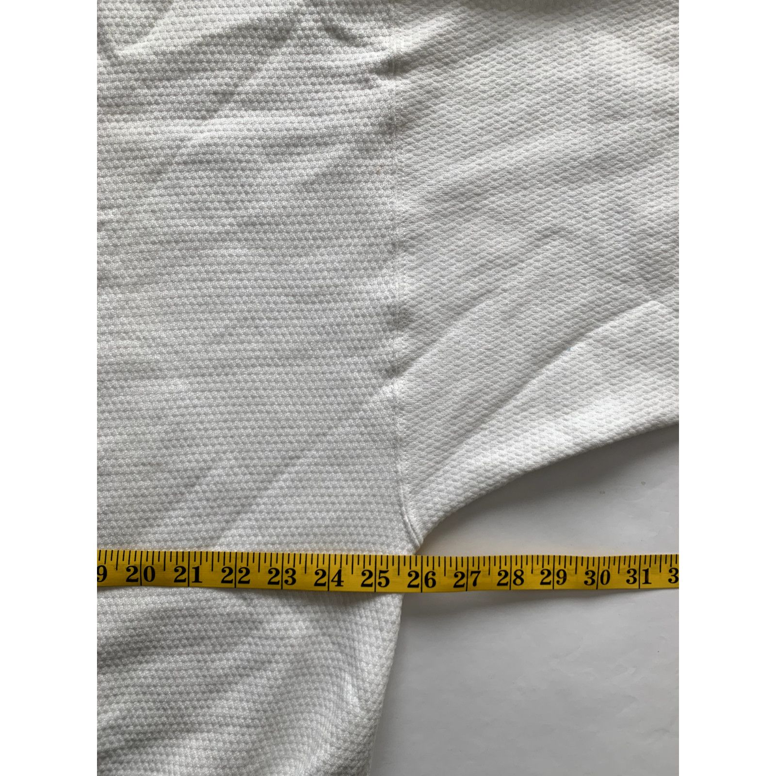 Vintage Vintage White Blank Sweatshirt Textured Crewneck 90s VTG XL Size US XL / EU 56 / 4 - 8 Thumbnail
