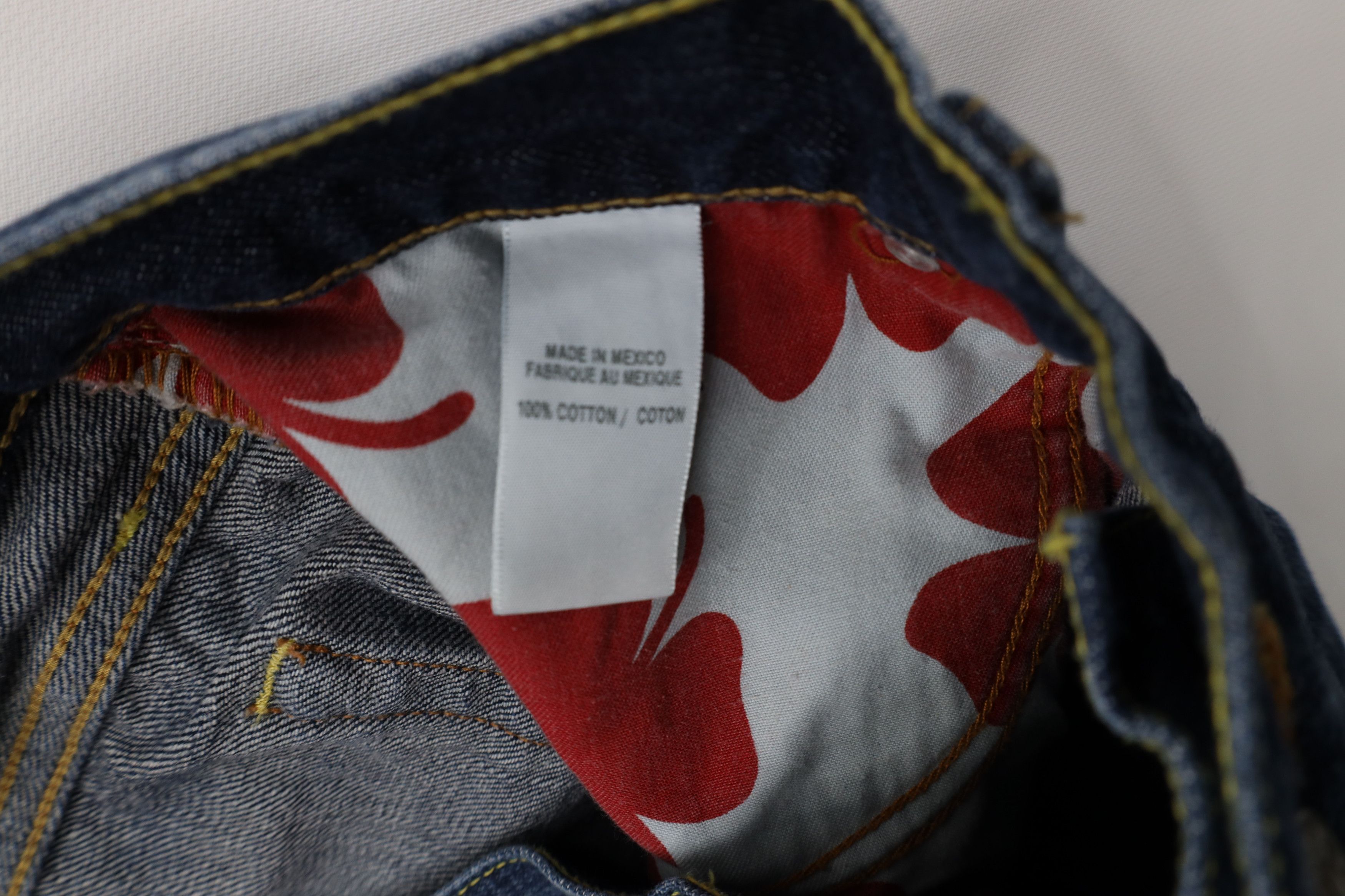 Lucky Brand Vintage Lucky Brand Jeans 181 Straight Wide Leg Denim Jeans Size US 34 / EU 50 - 7 Thumbnail