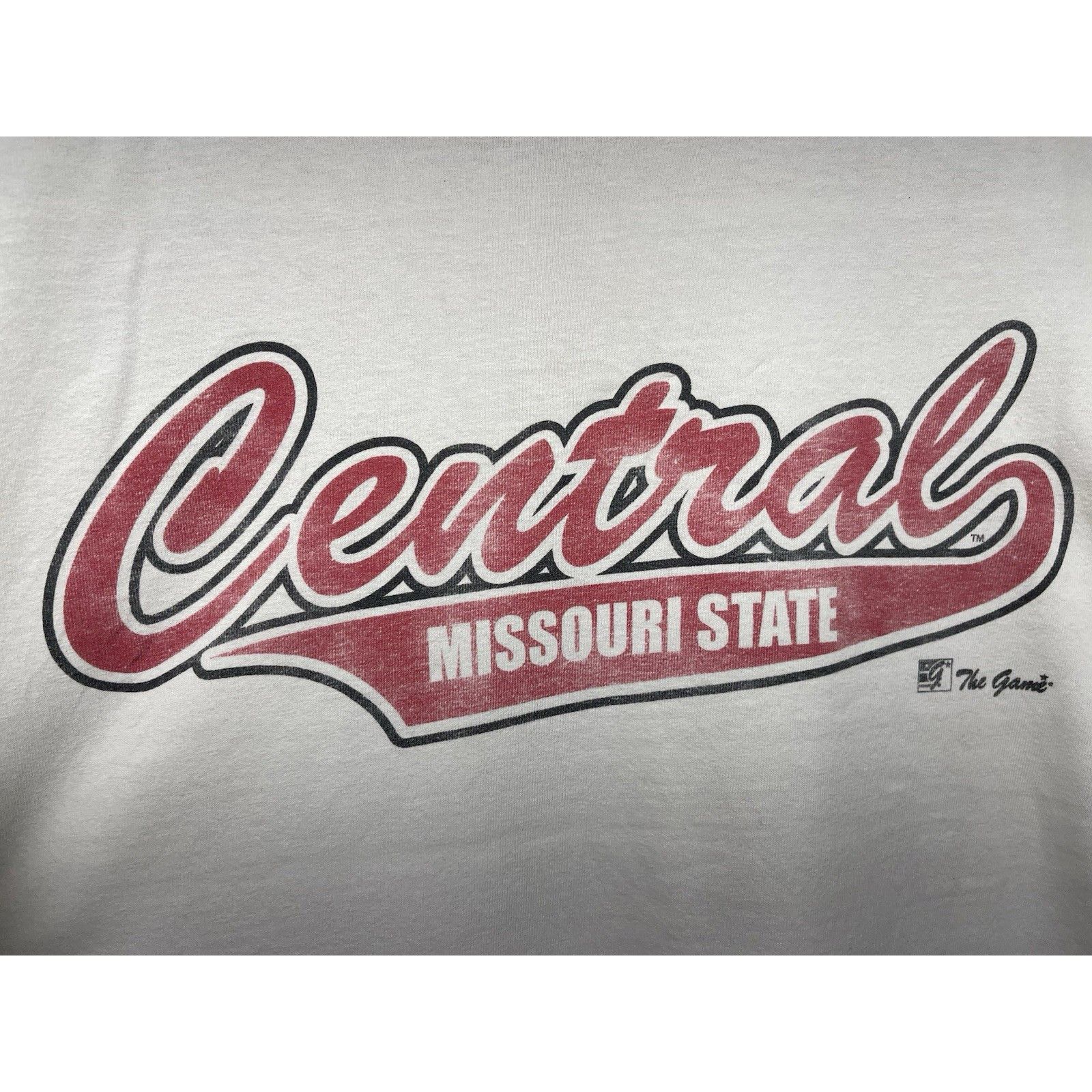 The Game VTG 90s Central Missouri State Baseball Script The Game T Sh Size US XL / EU 56 / 4 - 4 Thumbnail