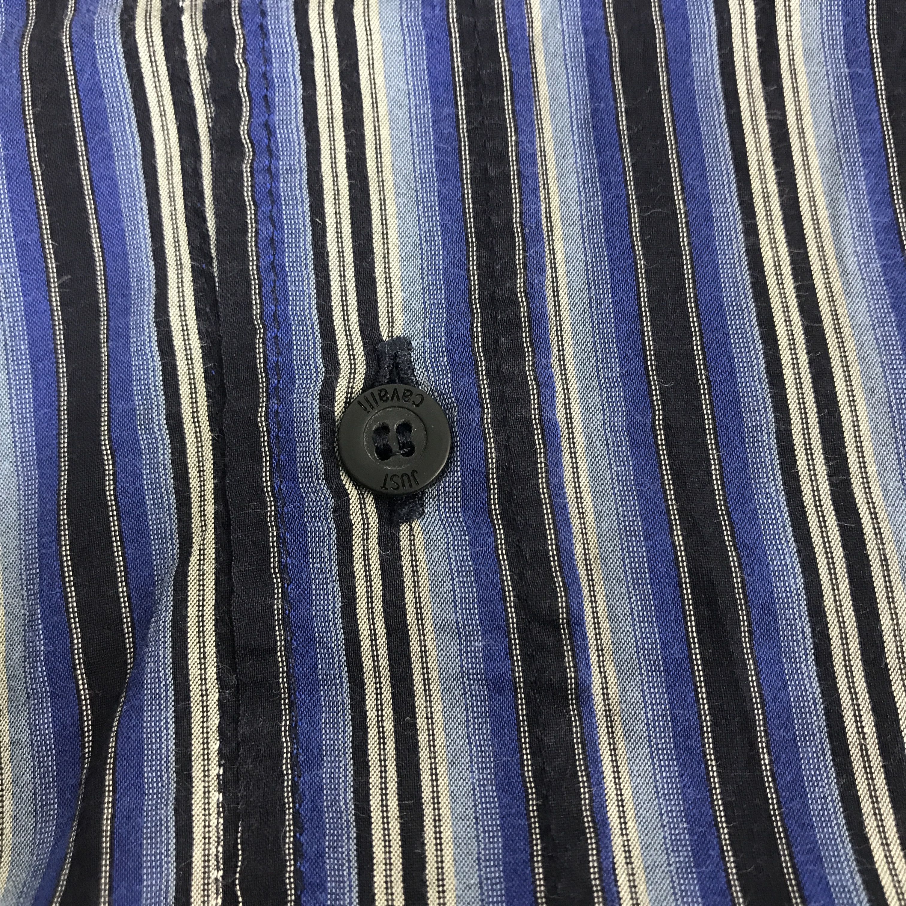 Just Cavalli Vintage Just Cavalli Striped Button up shirt Size US L / EU 52-54 / 3 - 11 Thumbnail