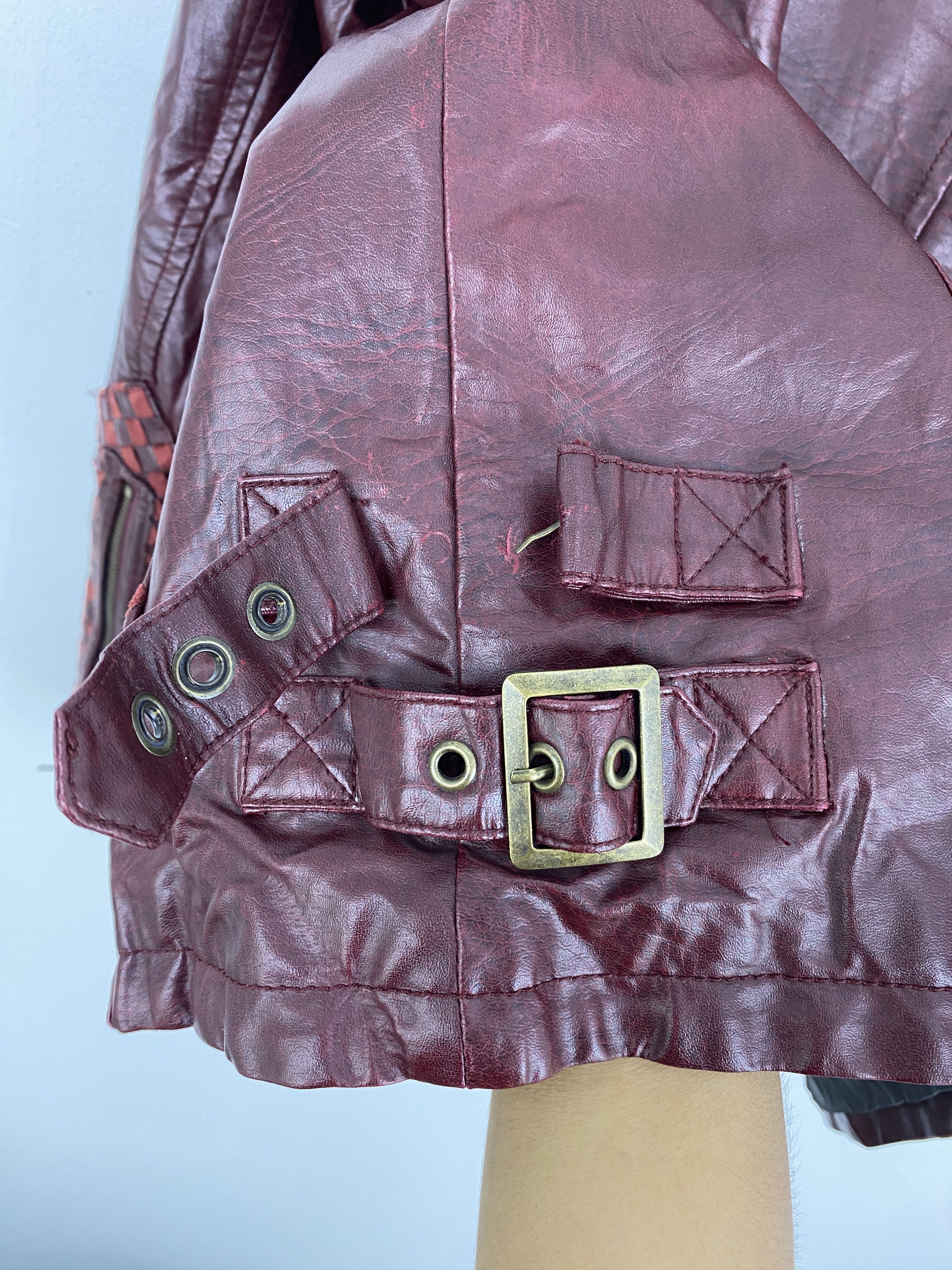 Japanese Brand × Vintage Vintage Japanese Avant Garde Leather Jacket Size US L / EU 52-54 / 3 - 13 Thumbnail