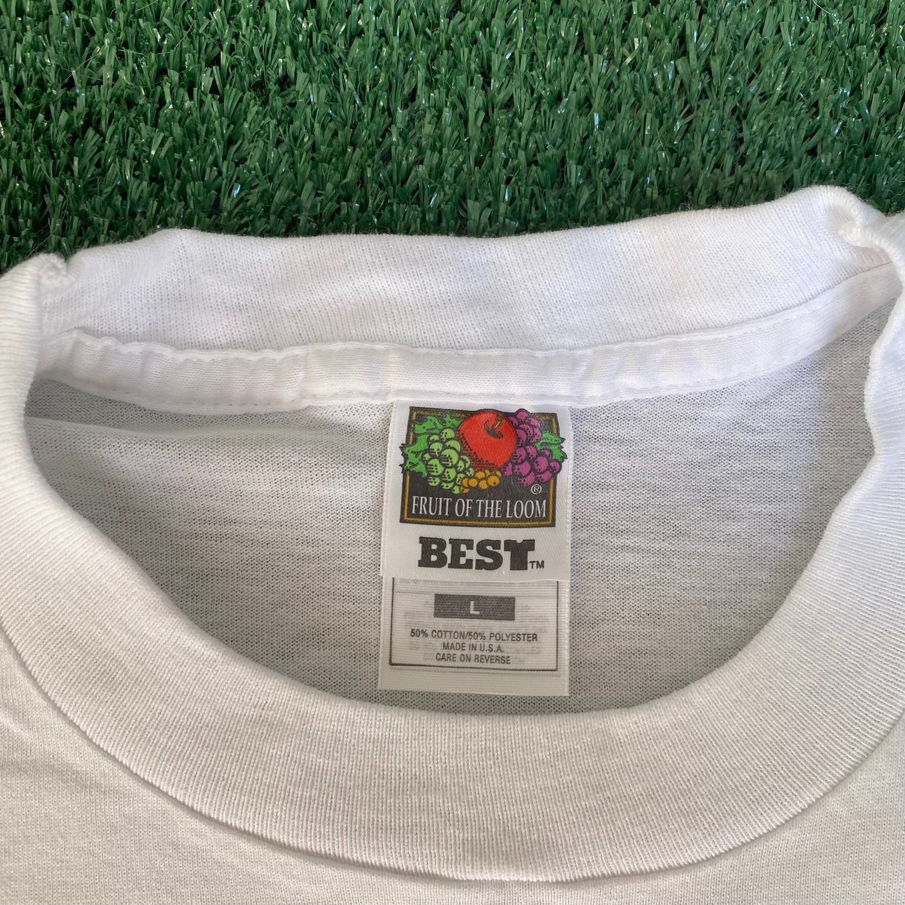 Fruit Of The Loom Vintage 90s SunTrust Bank Shirt Cartoon Building Neon Art Te Size US L / EU 52-54 / 3 - 4 Thumbnail