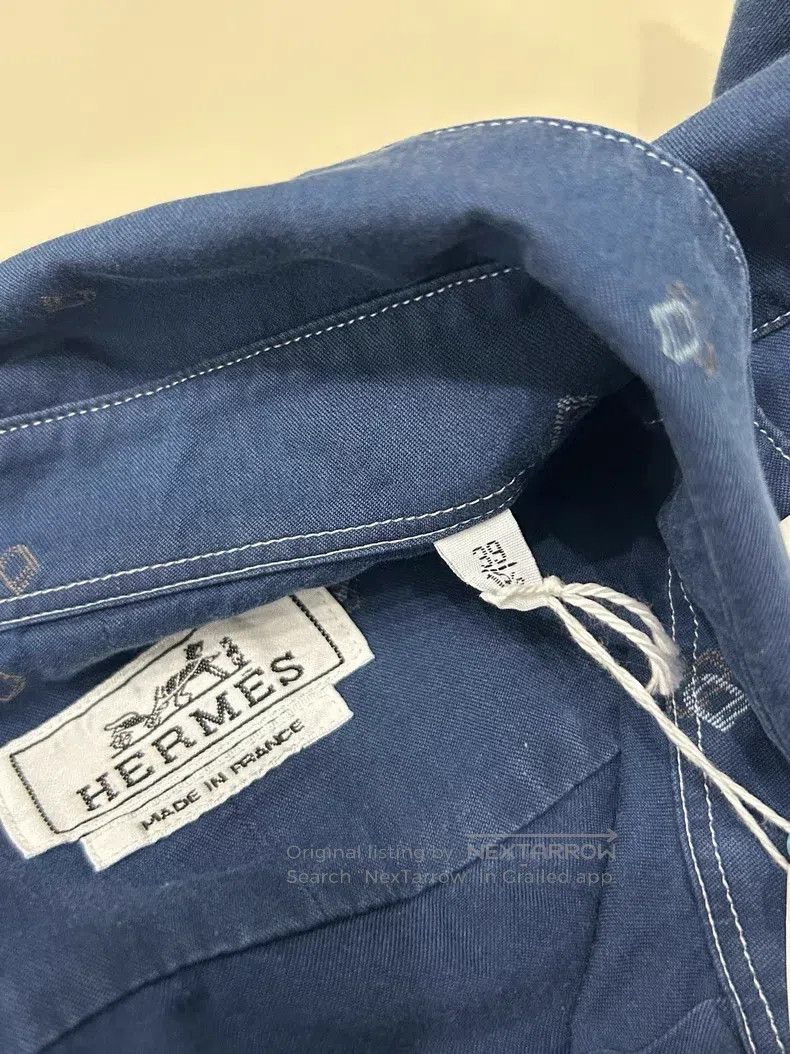 Hermes Hermes size 39 Unisex denim shirt Size US XS / EU 42 / 0 - 7 Thumbnail