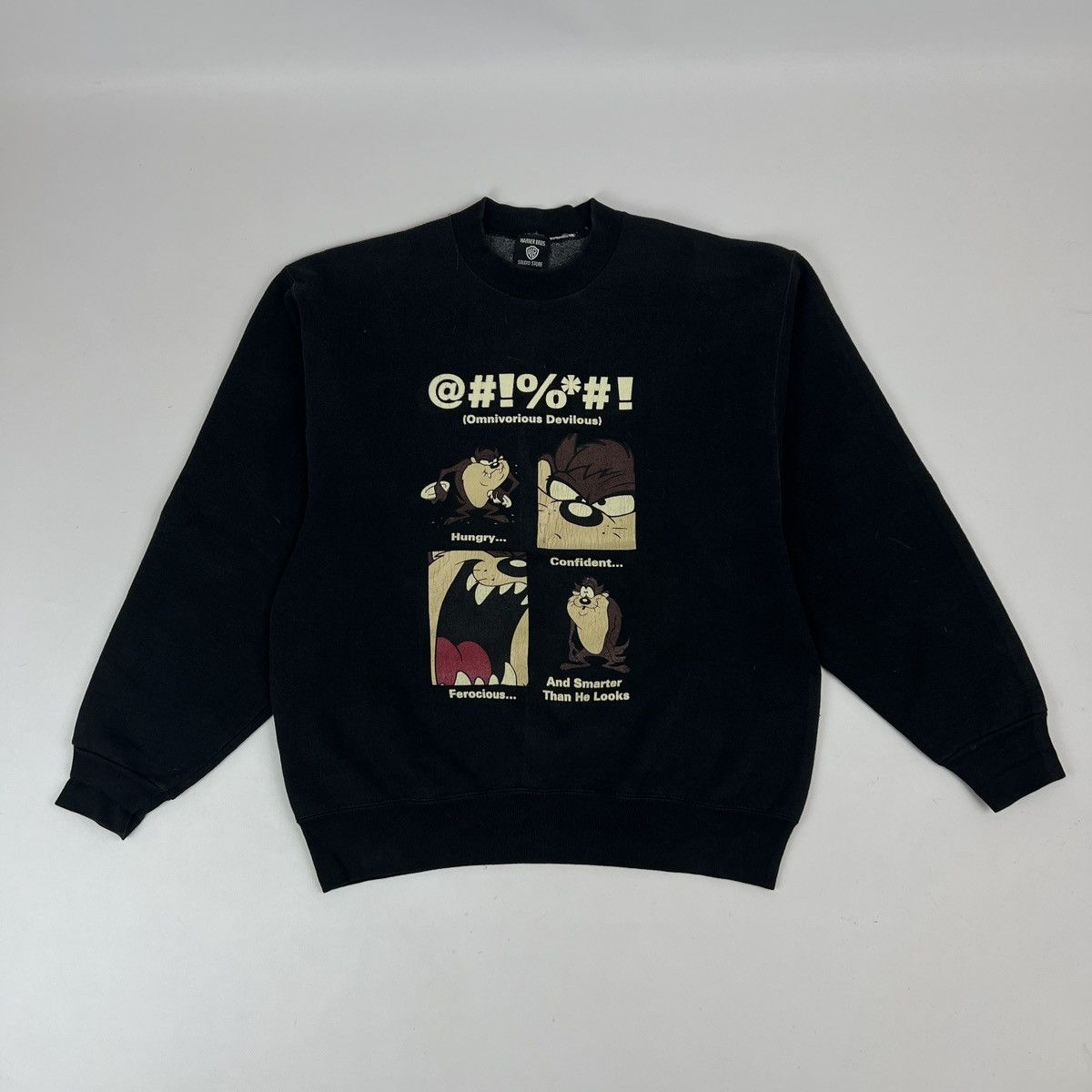 Warner Bros Vintage Warner Brothers 1995 Taz Tasmanian Devil Sweatshirt Size US M / EU 48-50 / 2 - 1 Thumbnail