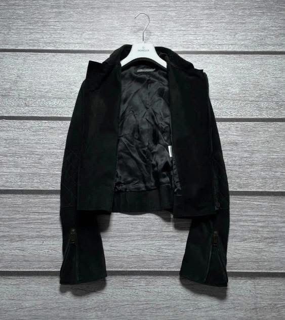 Balenciaga Balenciaga Suede moto jacket biker Size S / US 4 / IT 40 - 5 Thumbnail