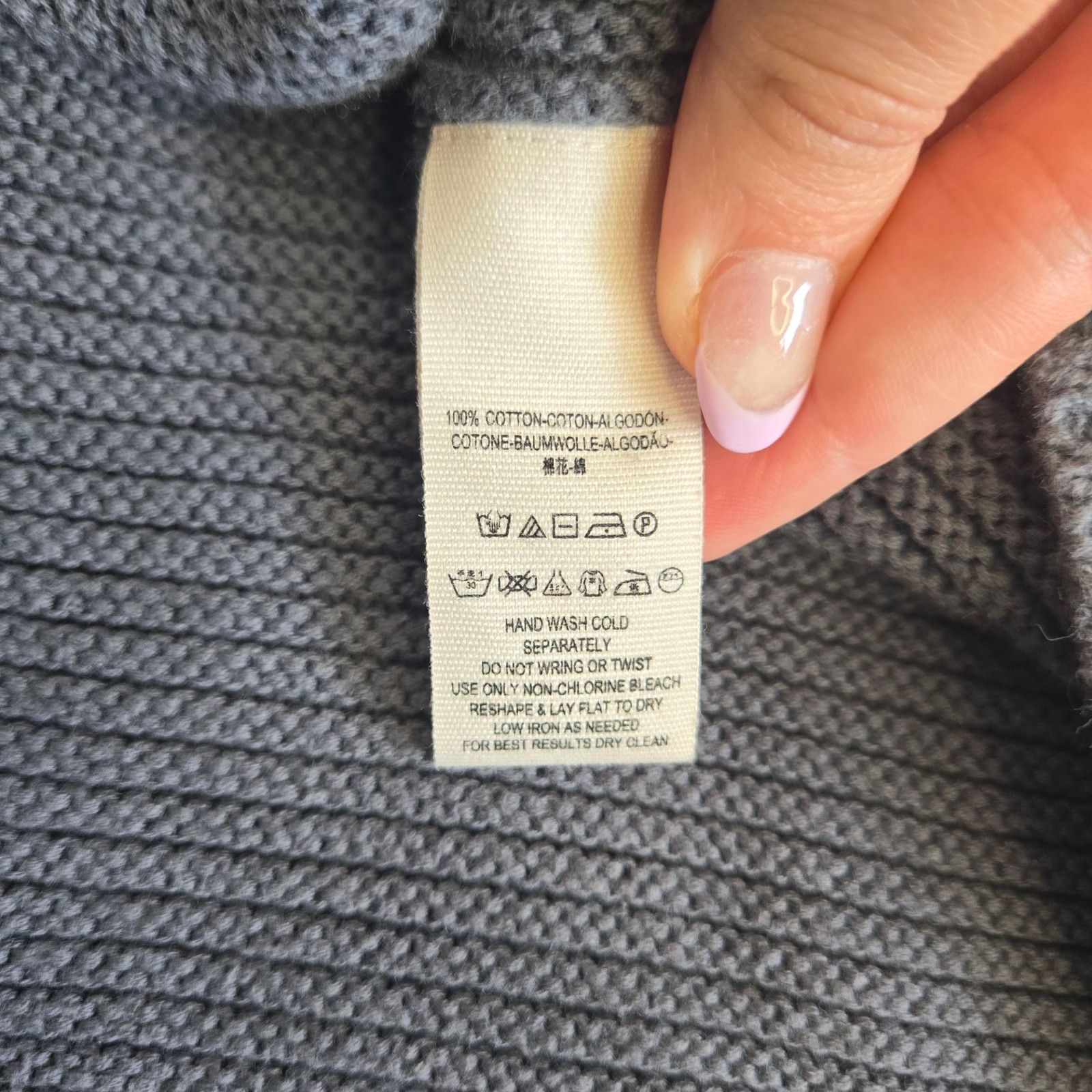 Free People Free People Slate Blue Gray La Brea Sweater Size Small Size S / US 4 / IT 40 - 10 Thumbnail