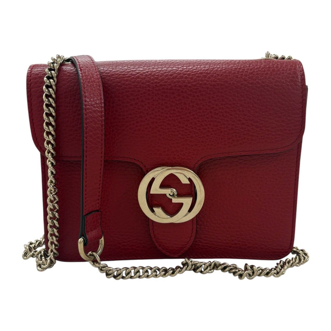 Gucci Gucci Gucci Interlocking Leather Shoulder Bag Leather Shoulder Bag 510304 DUTY FREE for USA Size ONE SIZE - 1 Thumbnail
