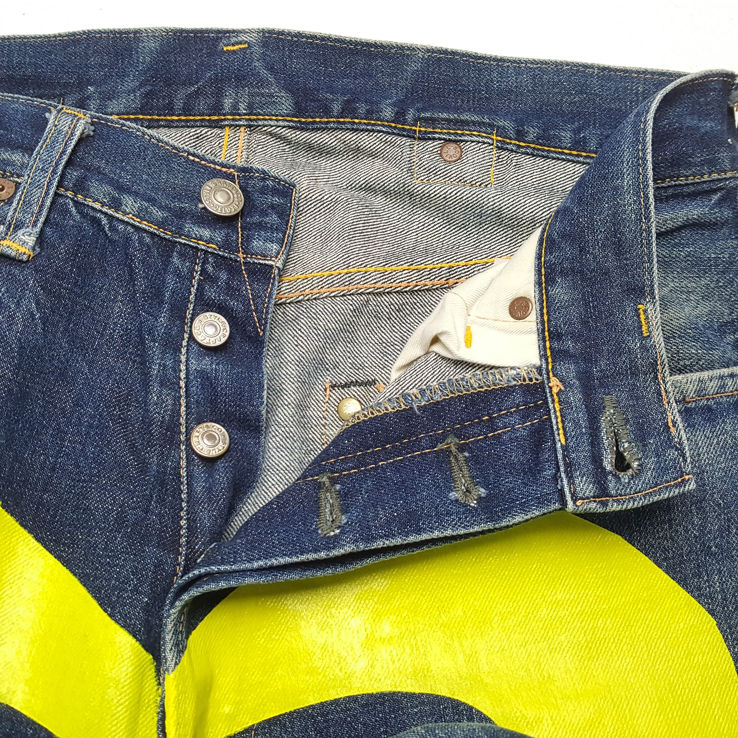 EVIS Japanese Brand Streetwear Custom Daicock Style Jeans