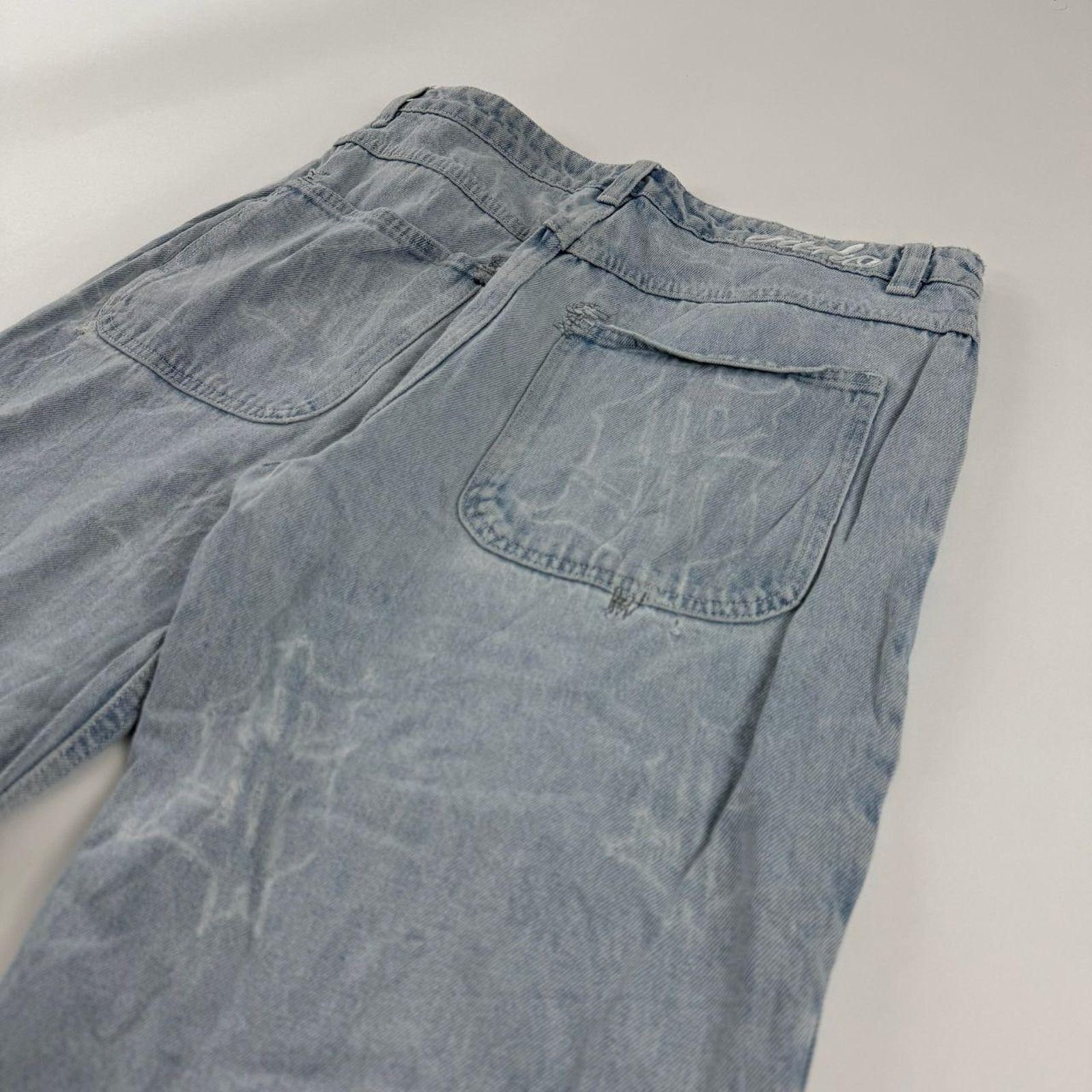 Diesel × Japanese Brand × Vintage Vintage stonewash archive baggy wide leg y2k skater jeans Size US 31 - 2 Thumbnail
