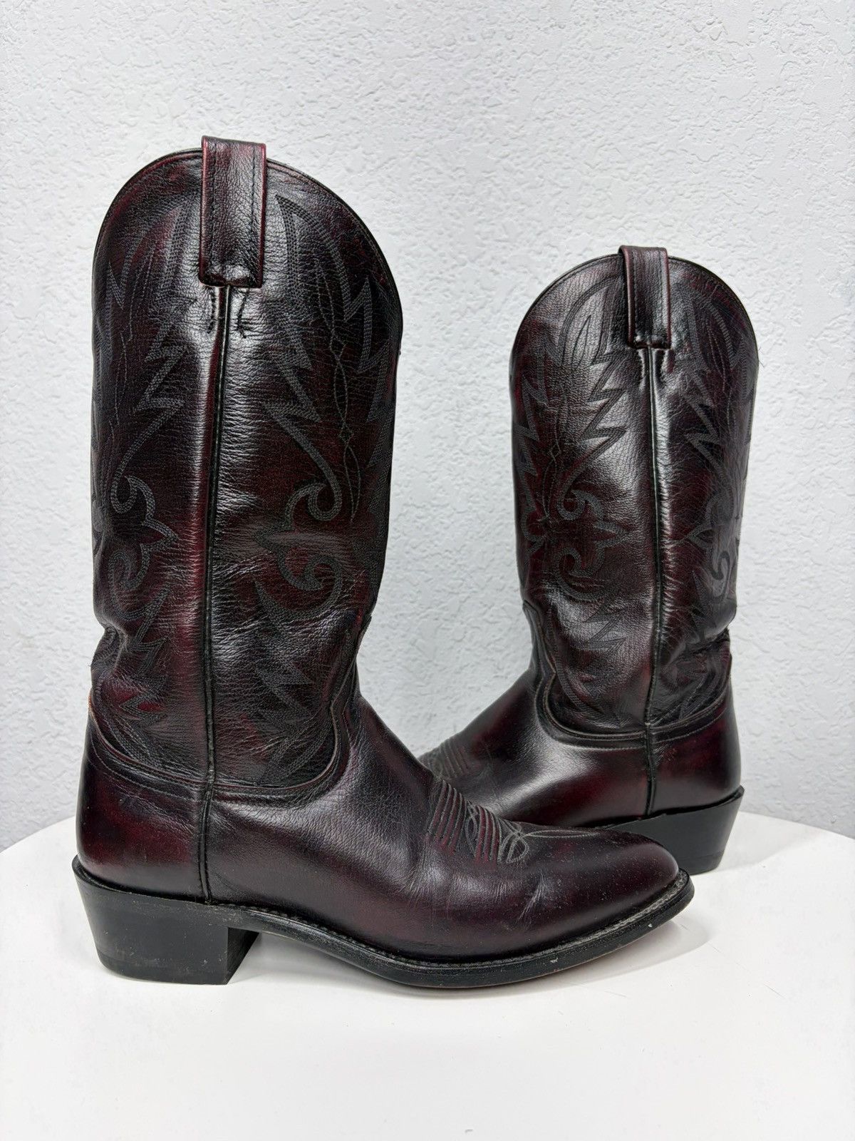 If Six Was Nine Vintage Harley Davidson Guidi Style High Leather Biker Boots Size US 9 / EU 42 - 2 Thumbnail
