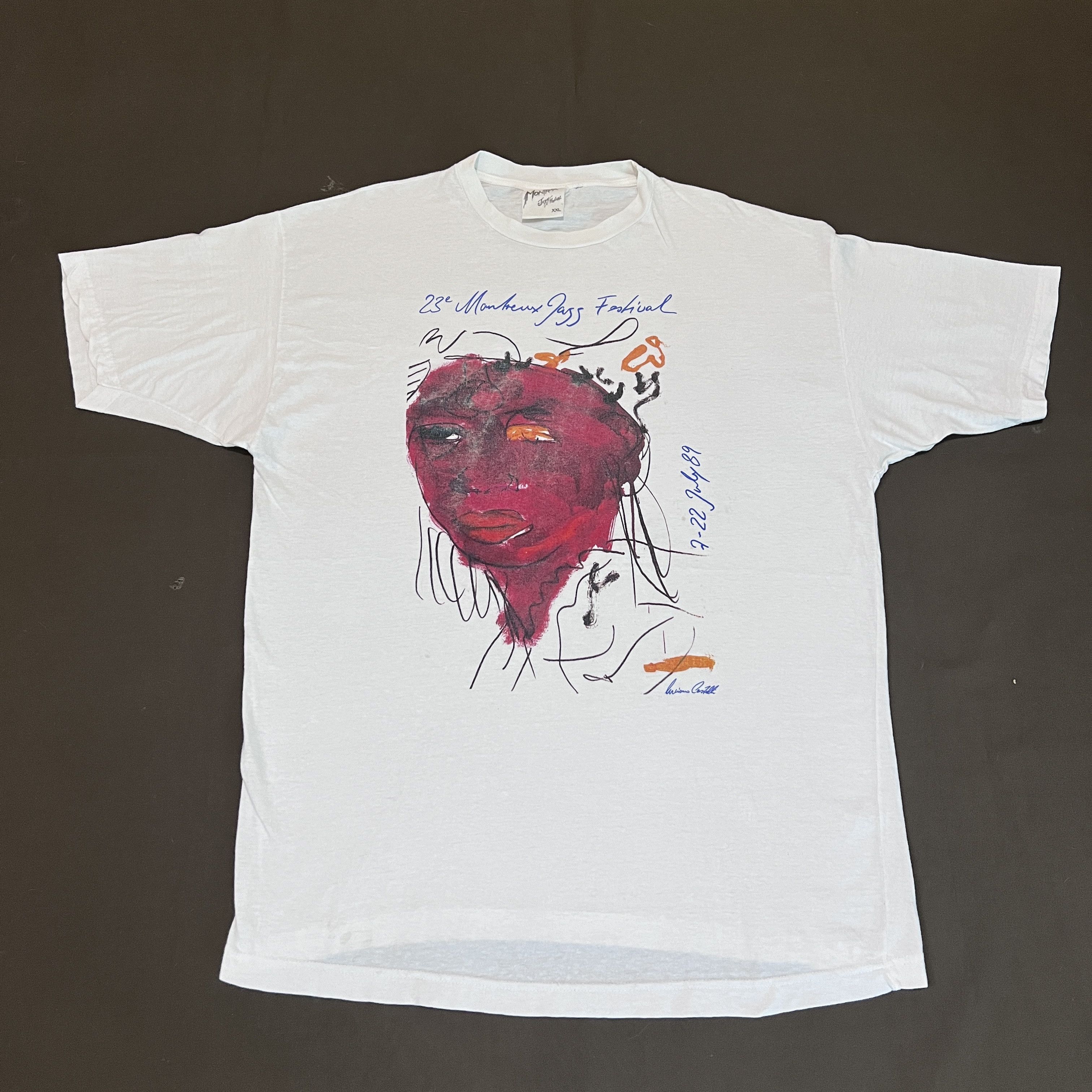 Band Tees × Vintage Vtg Luciano Castelli Swiss painter artist Montreux Jazz Fest Size US XXL / EU 58 / 5 - 2 Thumbnail