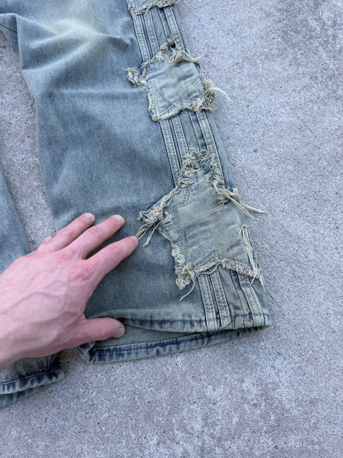 Other Vintage Y2K avantgarde streetwear affliction jeans Size US 30 / EU 46 - 7 Thumbnail
