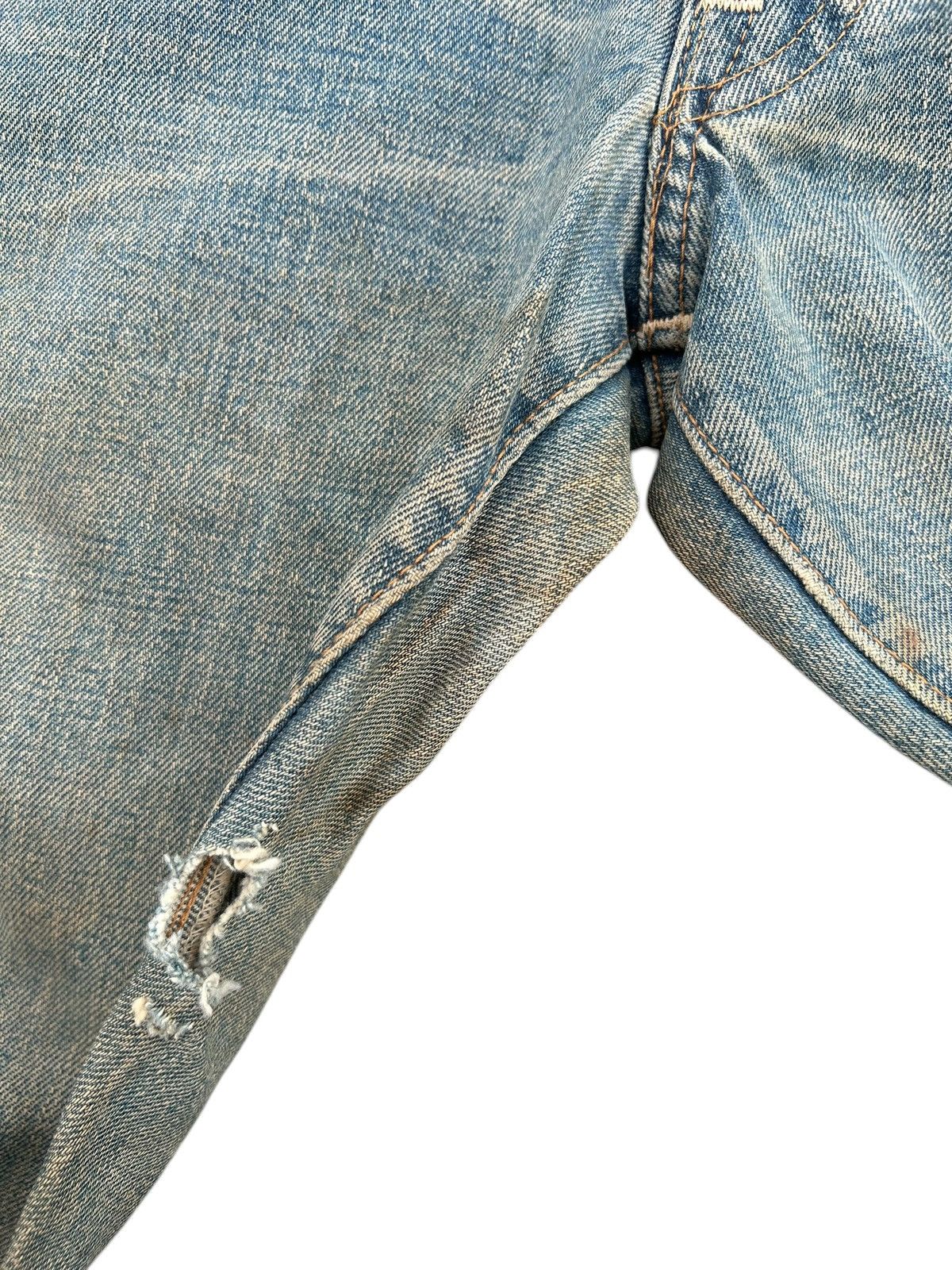Kapital Vintage Warehouse Selvedge Distressed Rusty Dirty Denim Jean Size US 35 - 10 Thumbnail