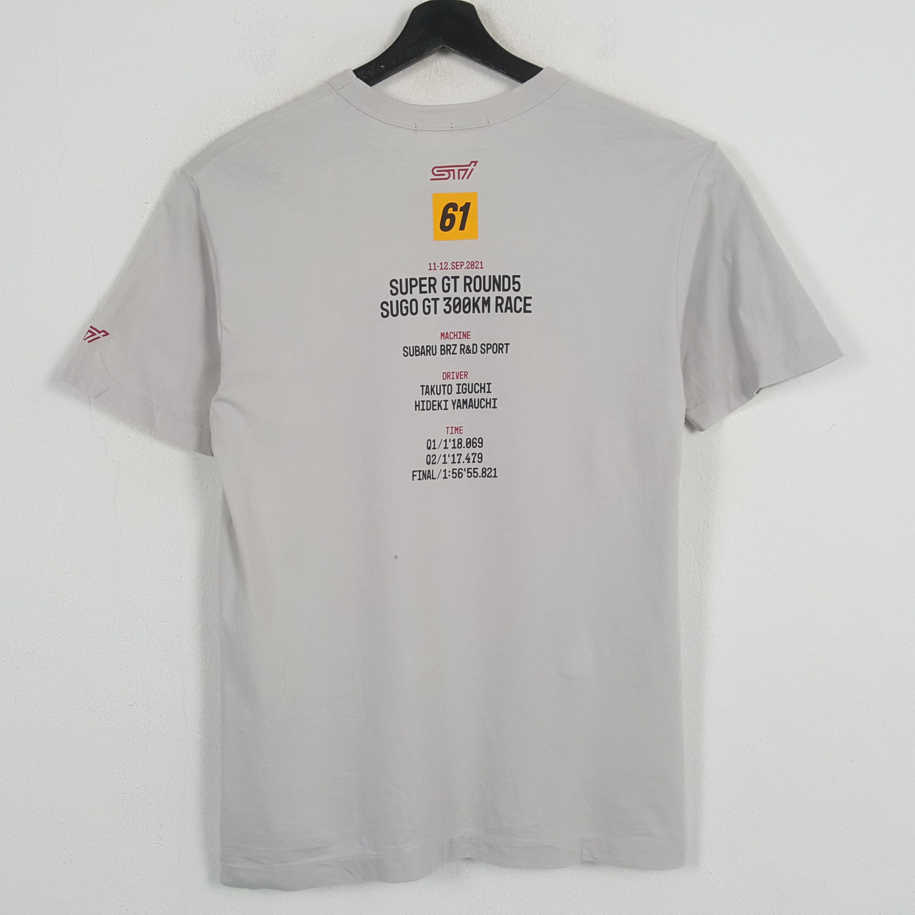 Japanese Brand SUBARU Japanese Motorsports Racing Car Tshirt C285N53 Size US M / EU 48-50 / 2 - 3 Thumbnail