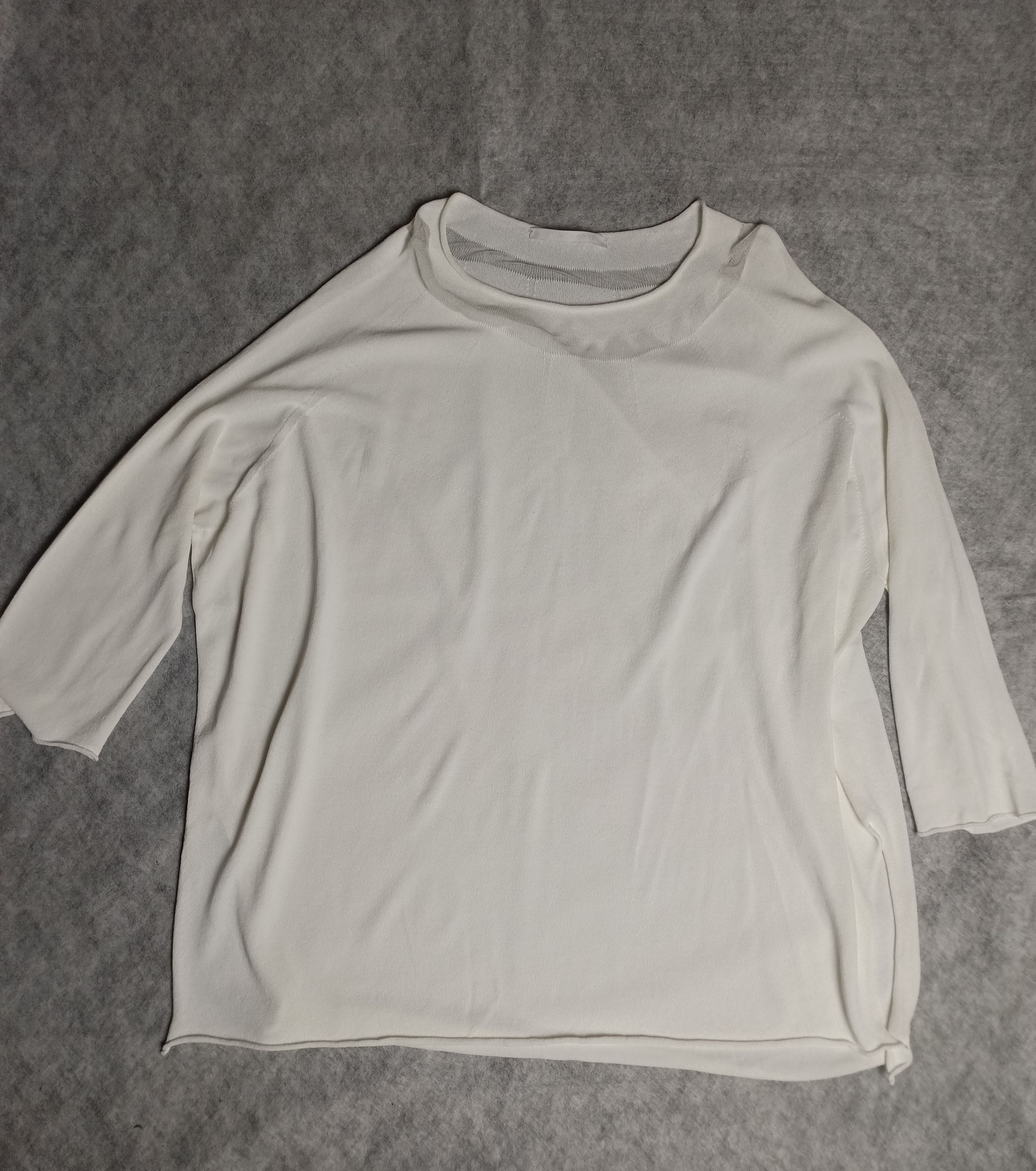 Annette Gortz Annette Gortz White Pullover Oversized Sweater Size M / US 6-8 / IT 42-44 - 5 Thumbnail
