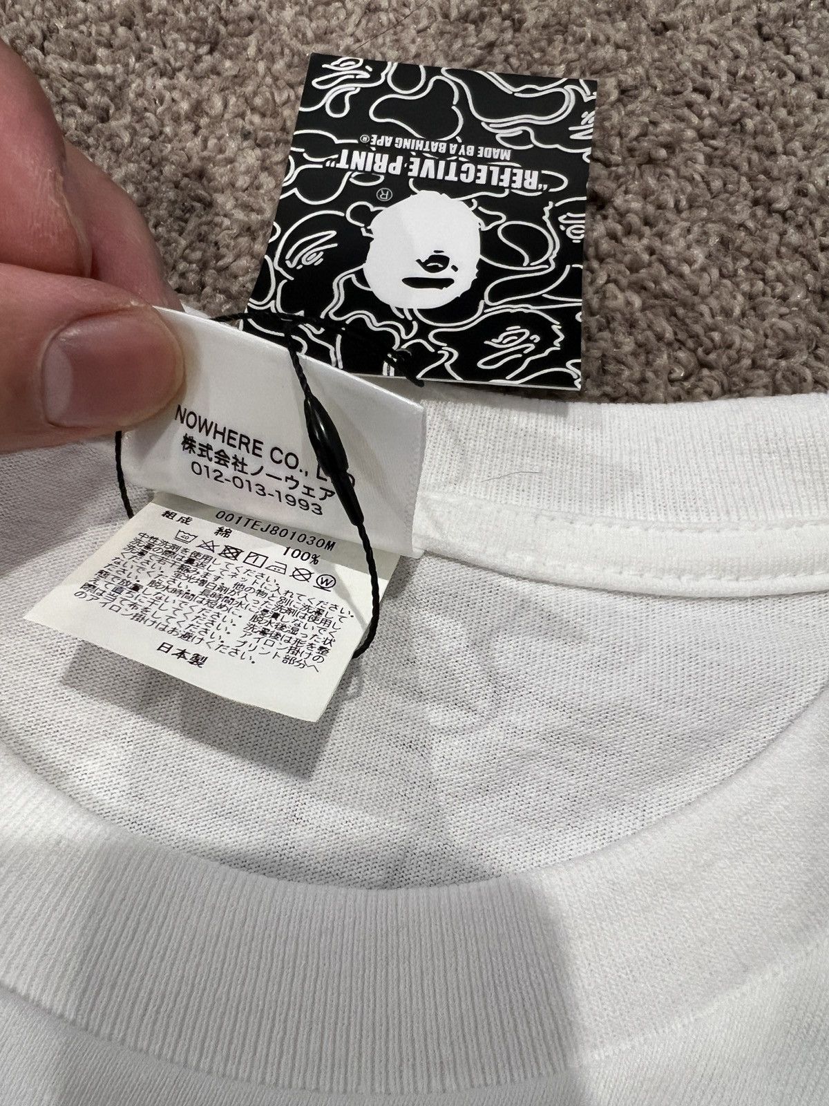 Bape Layered Line Camo NYC Logo Tee Size US XL / EU 56 / 4 - 5 Thumbnail
