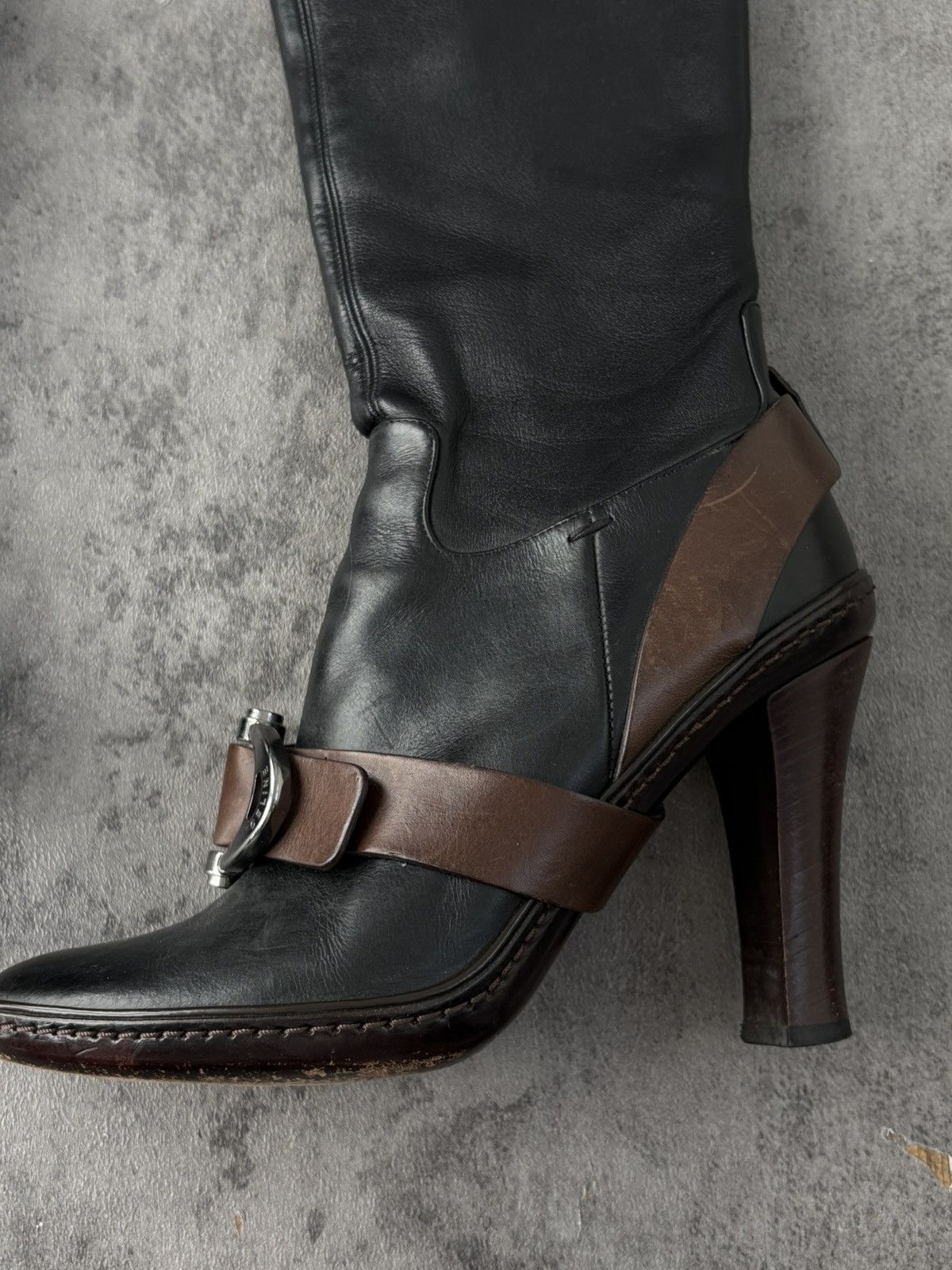 Celine Celine Riding Leather Boots Long Length Size US 8 / IT 38 - 7 Thumbnail