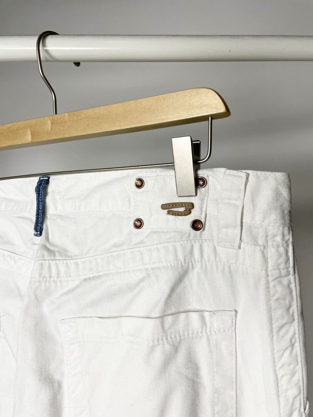 Diesel Diesel Vintage Patchwork White Denim Reworked Jeans Pants Size US 34 / EU 50 - 3 Thumbnail