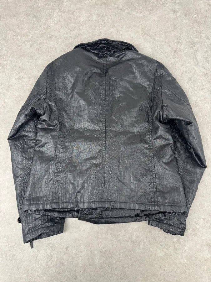 Emporio Armani FW2007 Emporio Armani Offcier Black Crocodile Effect Jacket Size US M / EU 48-50 / 2 - 8 Thumbnail