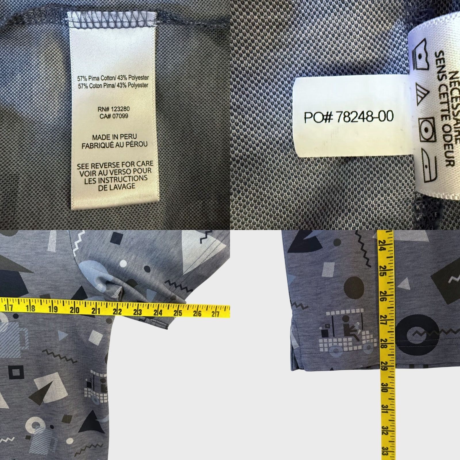 TravisMathew Travis Mathew Rat Pack Short-Sleeve Polo Shirt Blue Men L Golf Casual Size US L / EU 52-54 / 3 - 8 Thumbnail