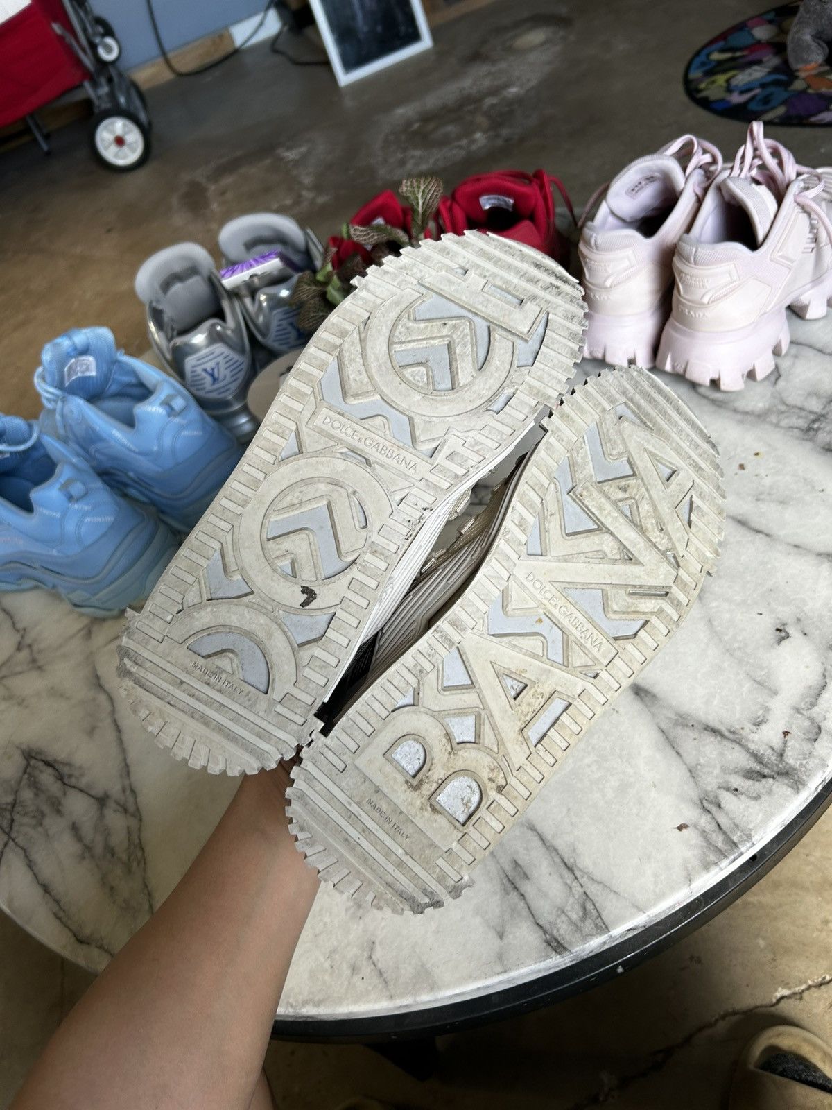 Dolce & Gabbana Dolce & gabanna tan lows Size US 11 / EU 44 - 6 Thumbnail