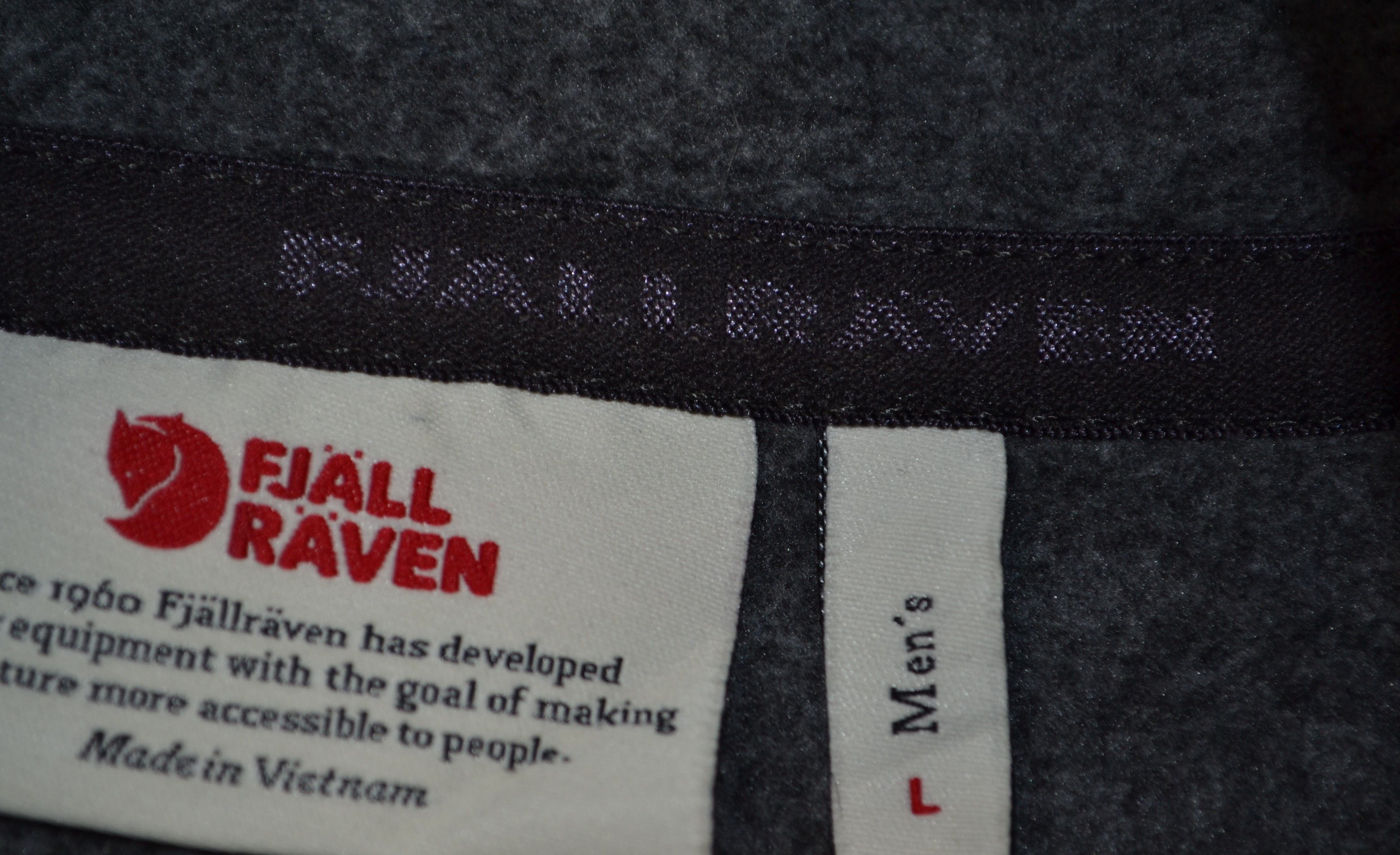 Fjallraven Fjallraven Ovik Fleece Sweater Jumper Mens size L Gray Size US L / EU 52-54 / 3 - 4 Thumbnail