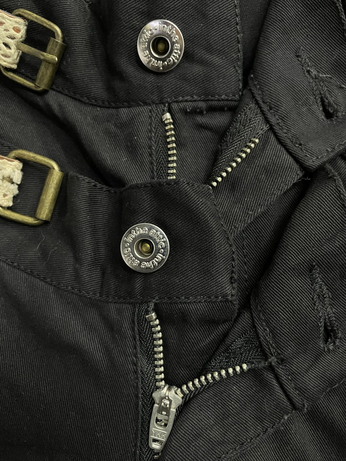 Japanese Brand Tokyo Ikebukuro Cyber Punk Bondage Cargo Pants Size US 30 / EU 46 - 11 Thumbnail