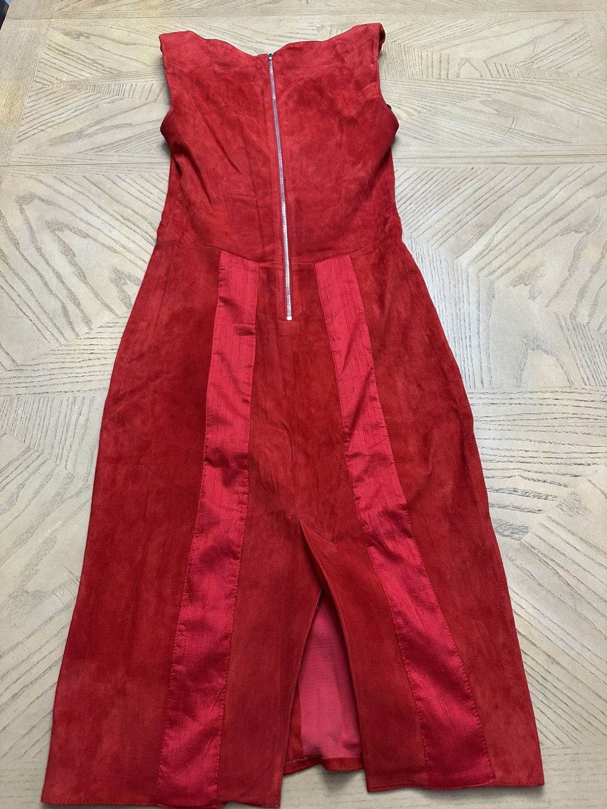 Jitrois Jean Claude Jitrois Lambskin suede dress Size XS / US 0-2 / IT 36-38 - 5 Thumbnail