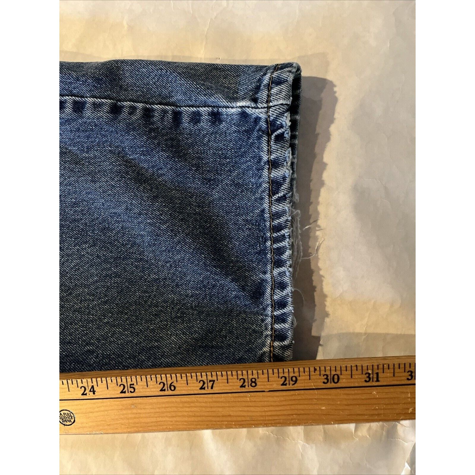 Levi's Levi’s 550 Mens 38x29 Relaxed Denim Jeans Blue Distressed Size US 38 / EU 54 - 7 Thumbnail