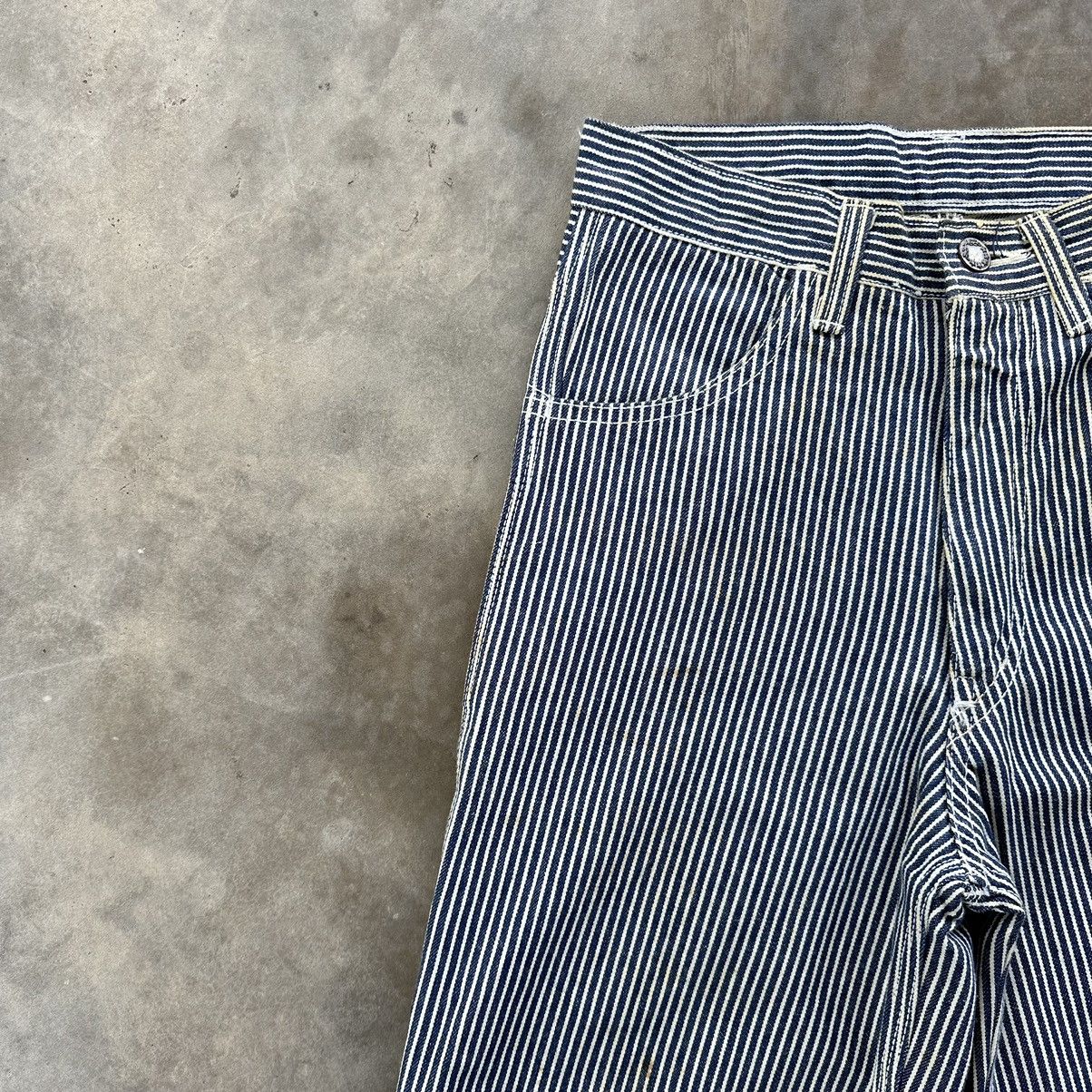 Japanese Brand Vintage Japanese Rusty Japan Stripe Trouser Flare Pant Size 25" / US 0 / IT 36 - 4 Thumbnail