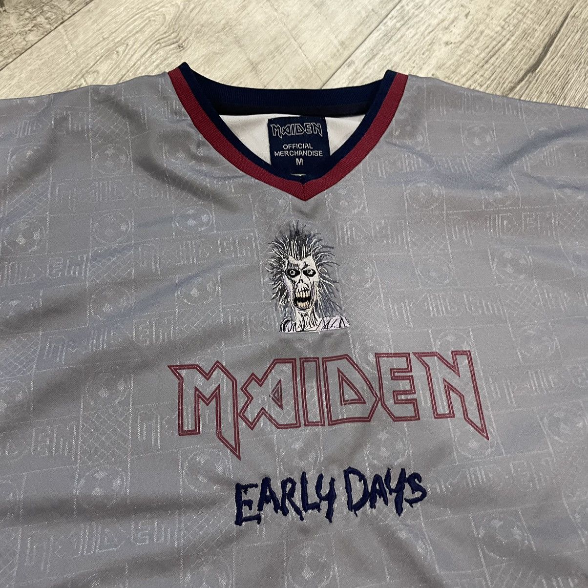 Band Tees Vintage 90’s Iron Maiden Jersey tee shirt early days 6 death Size US M / EU 48-50 / 2 - 3 Thumbnail