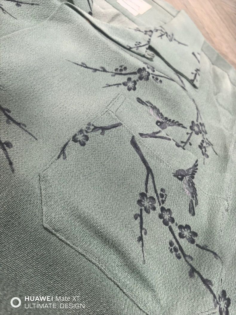 Visvim visvim 22aw Silk Hand-dyed Short Sleeve Shirt 2505-Nextarro Size US S / EU 44-46 / 1 - 2 Thumbnail