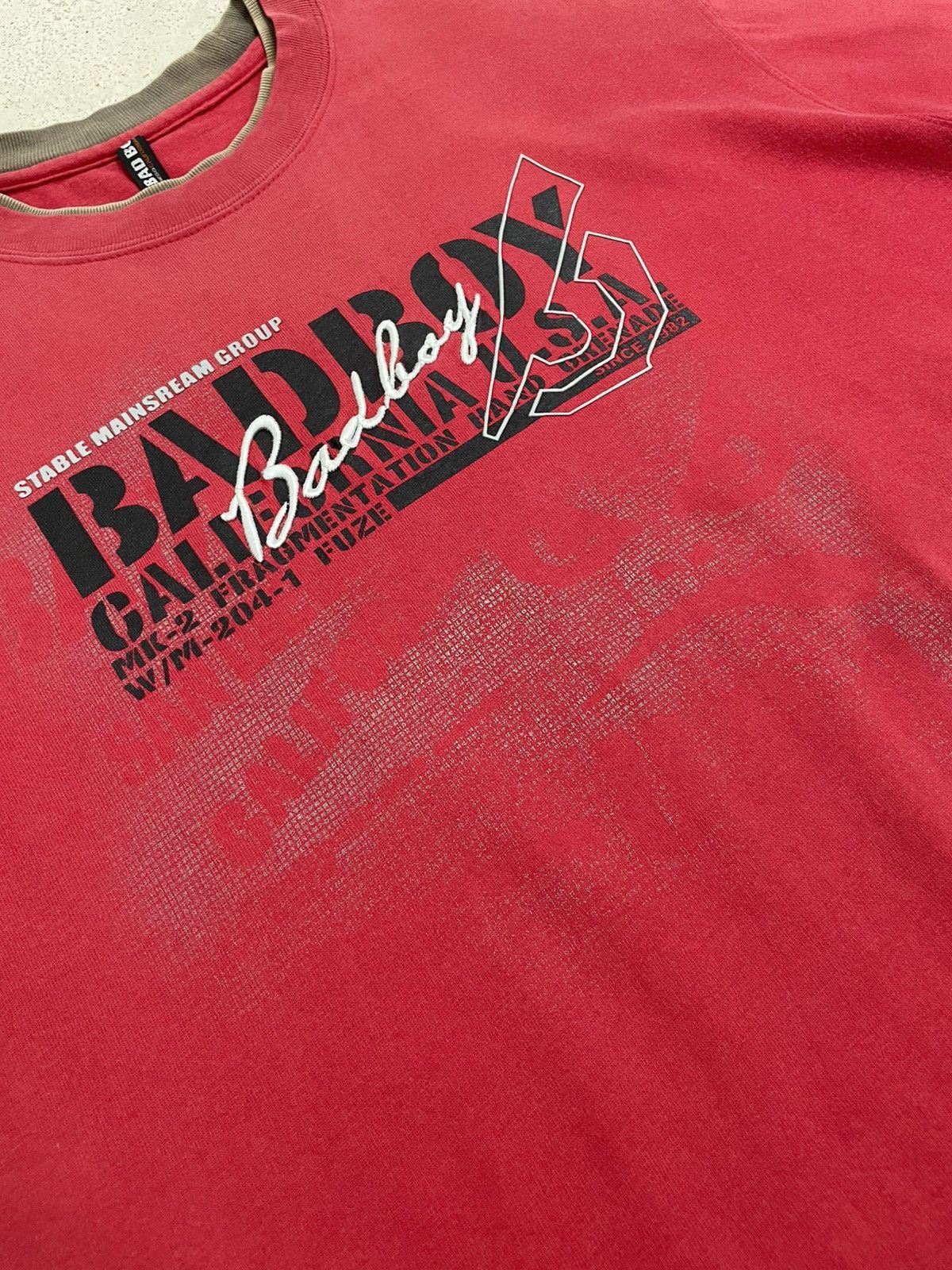 20471120 × If Six Was Nine × Japanese Brand Bad Boy Brand Certificate Life Poem Faded Layer Tee Size US L / EU 52-54 / 3 - 5 Thumbnail