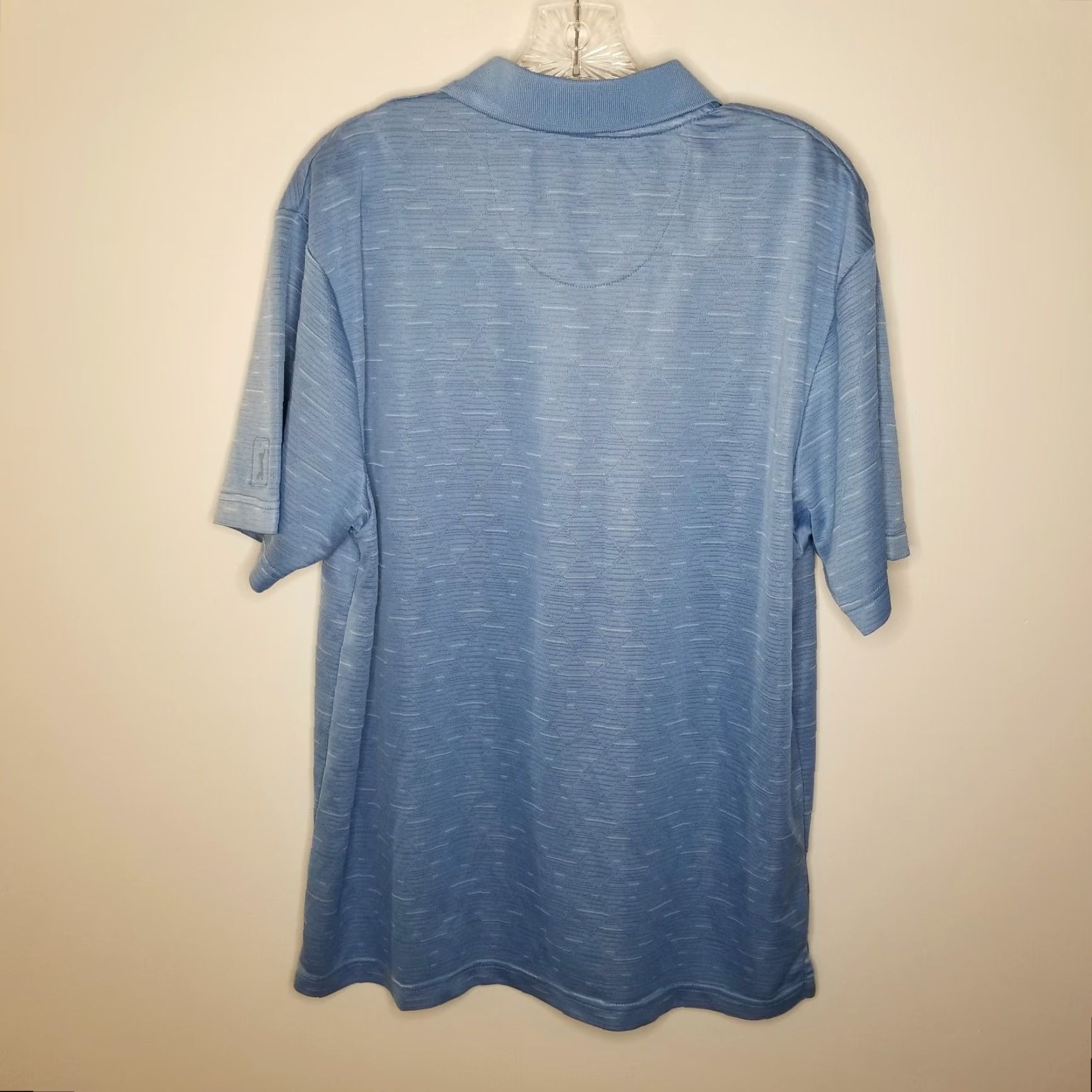 PGA Tour PGA TOUR Blue Short Sleeve Polo Mens Size L Size US L / EU 52-54 / 3 - 4 Thumbnail