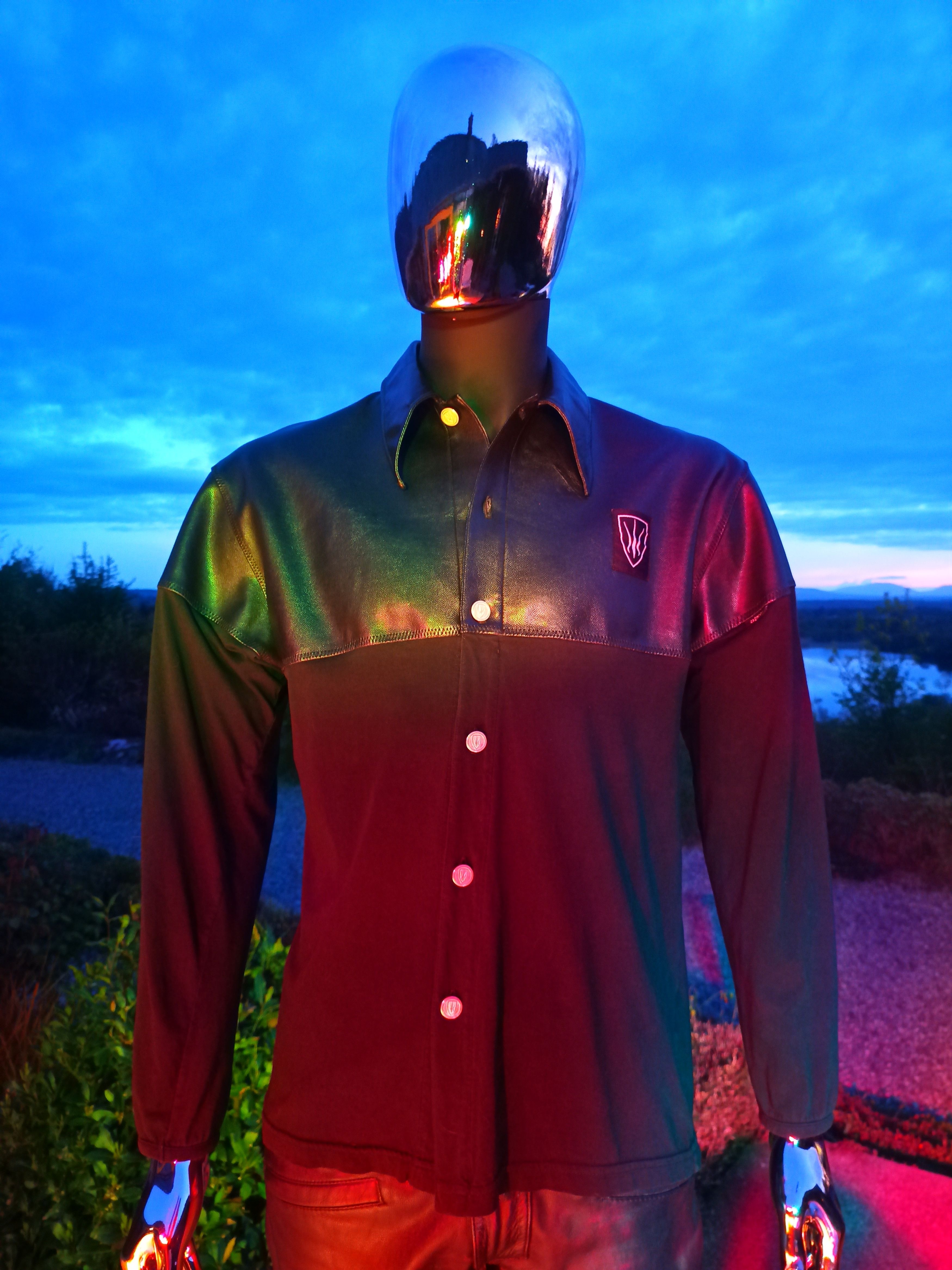 Other Nick Coleman '1992' Vintage Shield Clubwear Shirt Size US L / EU 52-54 / 3 - 4 Thumbnail